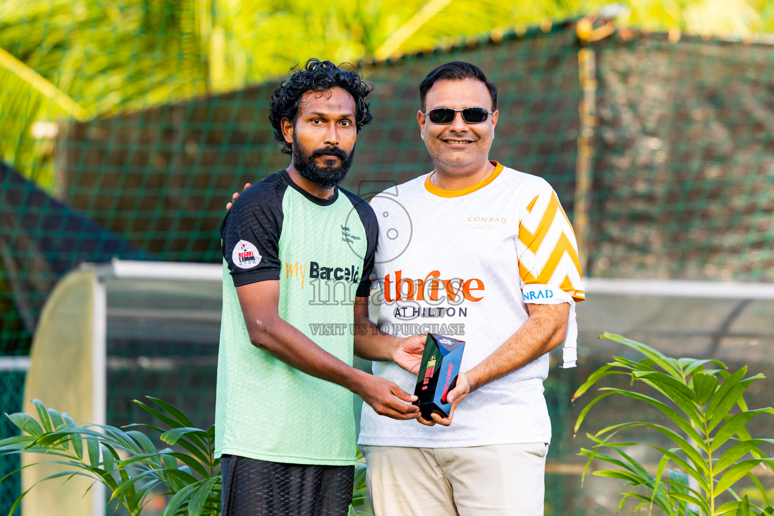 Barcelo vs Conrad in the Final of Resort League 2025 (Ari Zone) was held on Sunday, 28th June 2025 in Conrad Maldives Rangali Island, Alif Dhaalu Atoll, Maldives. Photos: Nausham Waheed / images.mv
