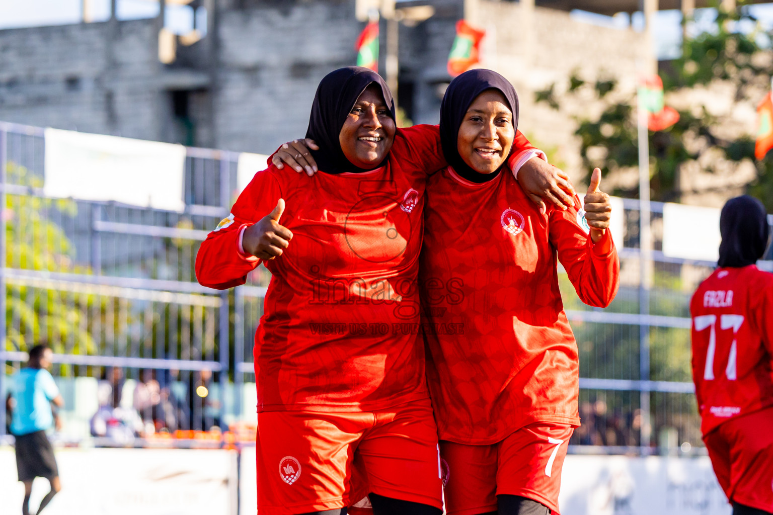 Eydhafushi vs Kihaadhoo in Day 4 of Better in Baa Futsal Fiesta 2025 Woman's division held in B. Eydhafushi, Maldives on Saturday, 8th November 2025. Photos: Nausham Waheed / images.mv