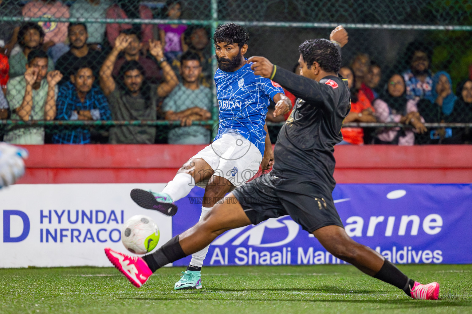 HA Utheemu vs HDh Naivaadhoo on Day 33 of Golden Futsal Challenge 2024, held on Sunday, 18th February 2024, in Hulhumale', Maldives Photos: Mohamed Mahfooz Moosa / images.mv