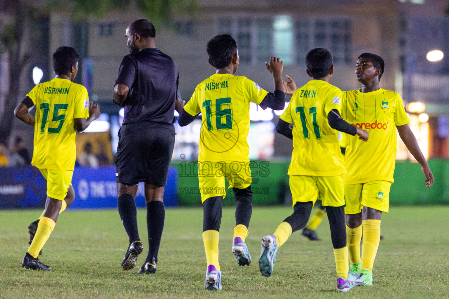 Maziya vs Hurriya (U12) in Day 4 of Dhivehi Youth League 2024 held at Henveiru Stadium on Thursday, 28th November 2024. Photos: Shuu Abdul Sattar/ Images.mv