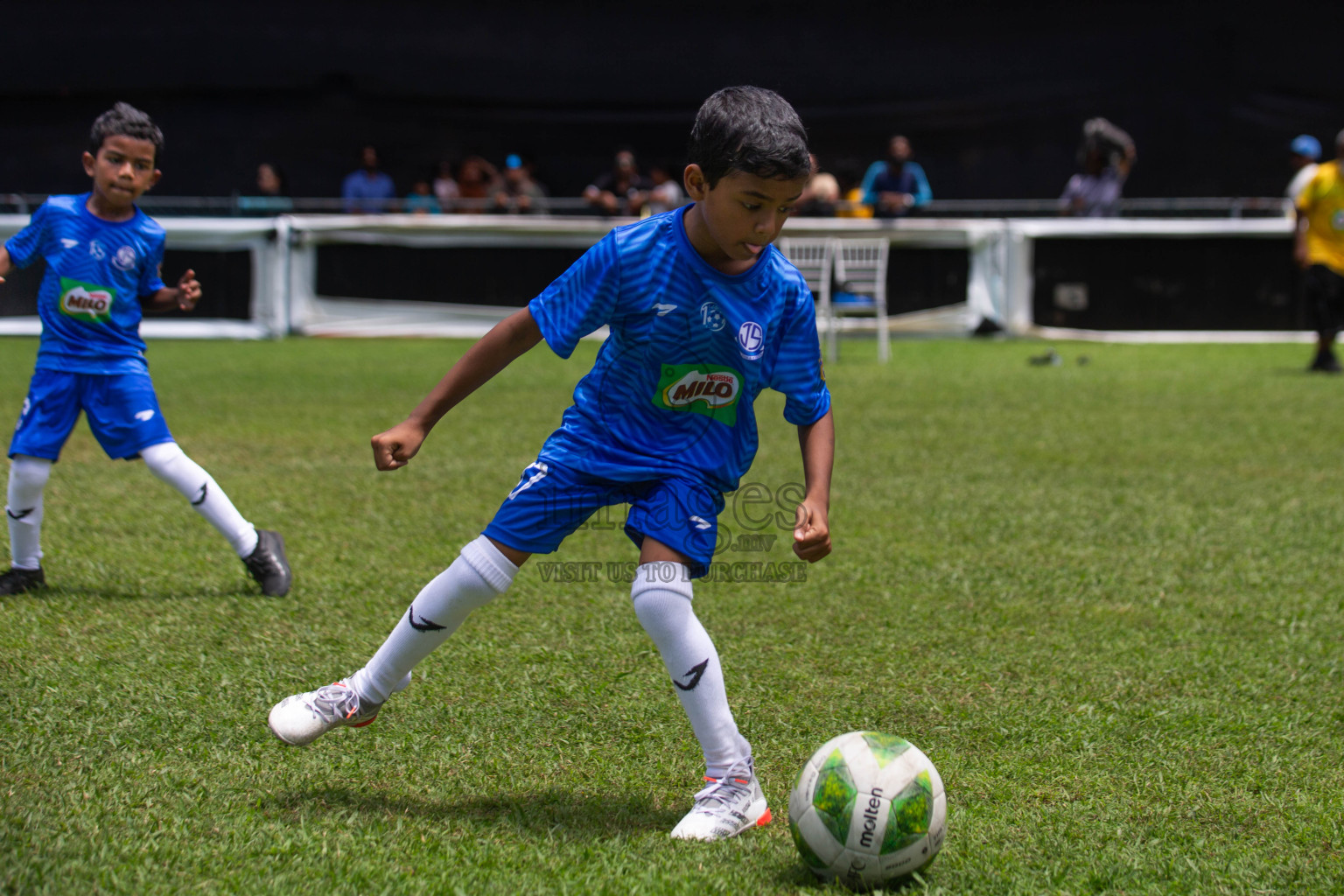 Day 2 of MILO Kids Football Fiesta was held at National Stadium in Male', Maldives on Saturday, 24th February 2024.