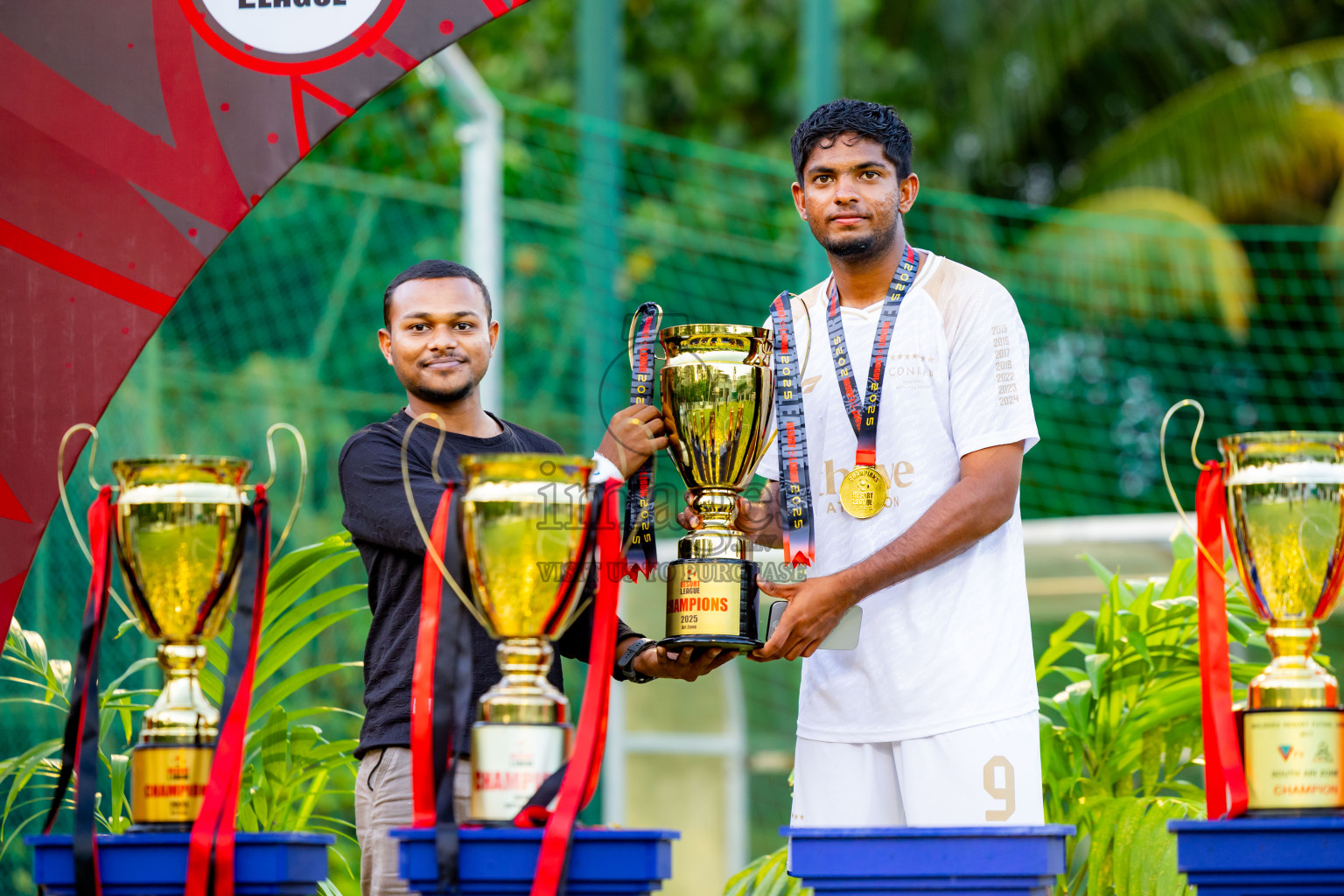 Barcelo vs Conrad in the Final of Resort League 2025 (Ari Zone) was held on Sunday, 28th June 2025 in Conrad Maldives Rangali Island, Alif Dhaalu Atoll, Maldives. Photos: Nausham Waheed / images.mv