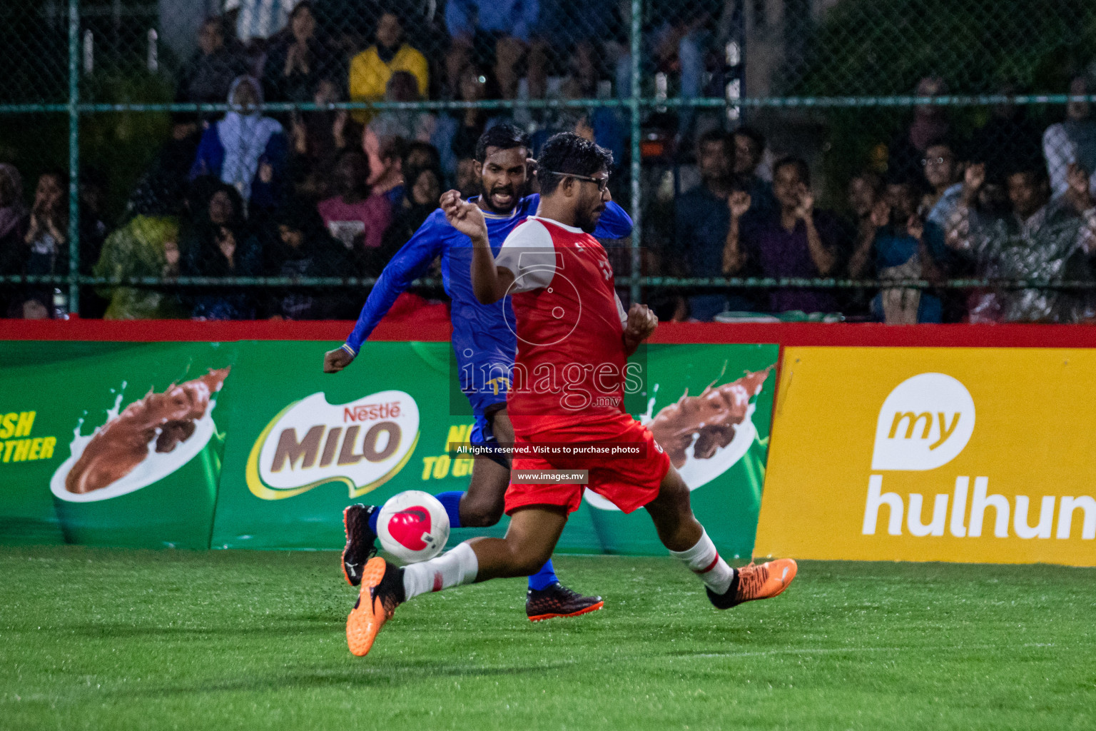 Customs RC vs Club Aasandha in Club Maldives Cup 2022 was held in Hulhumale', Maldives on Saturday, 15th October 2022. Photos: Hassan Simah/ images.mv