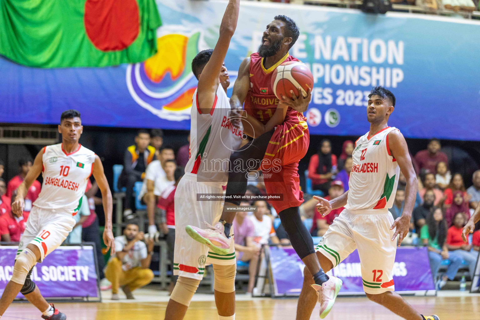 Maldives vs Bangladesh in Five Nation Championship 2023 was held in Social Center, Male', Maldives on Wednesday, 14th June 2023.  Photos: Ismail Thoriq / images.mv