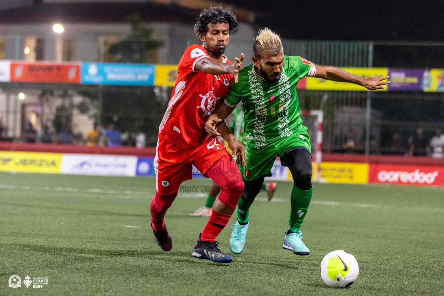 HA Maarandhoo vs HA Filladhoo in Day 1 of Golden Futsal Challenge 2024 was held on Monday, 15th January 2024, in Hulhumale', Maldives Photos: Ismail Thoriq / images.mv