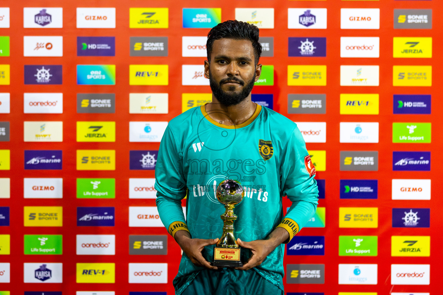 ADh Hangnaameedhoo vs ADh Mandhoo in Day 3 of Golden Futsal Challenge 2024 was held on Thursday, 18th January 2024, in Hulhumale', Maldives Photos: Mohamed Mahfooz Moosa / images.mv