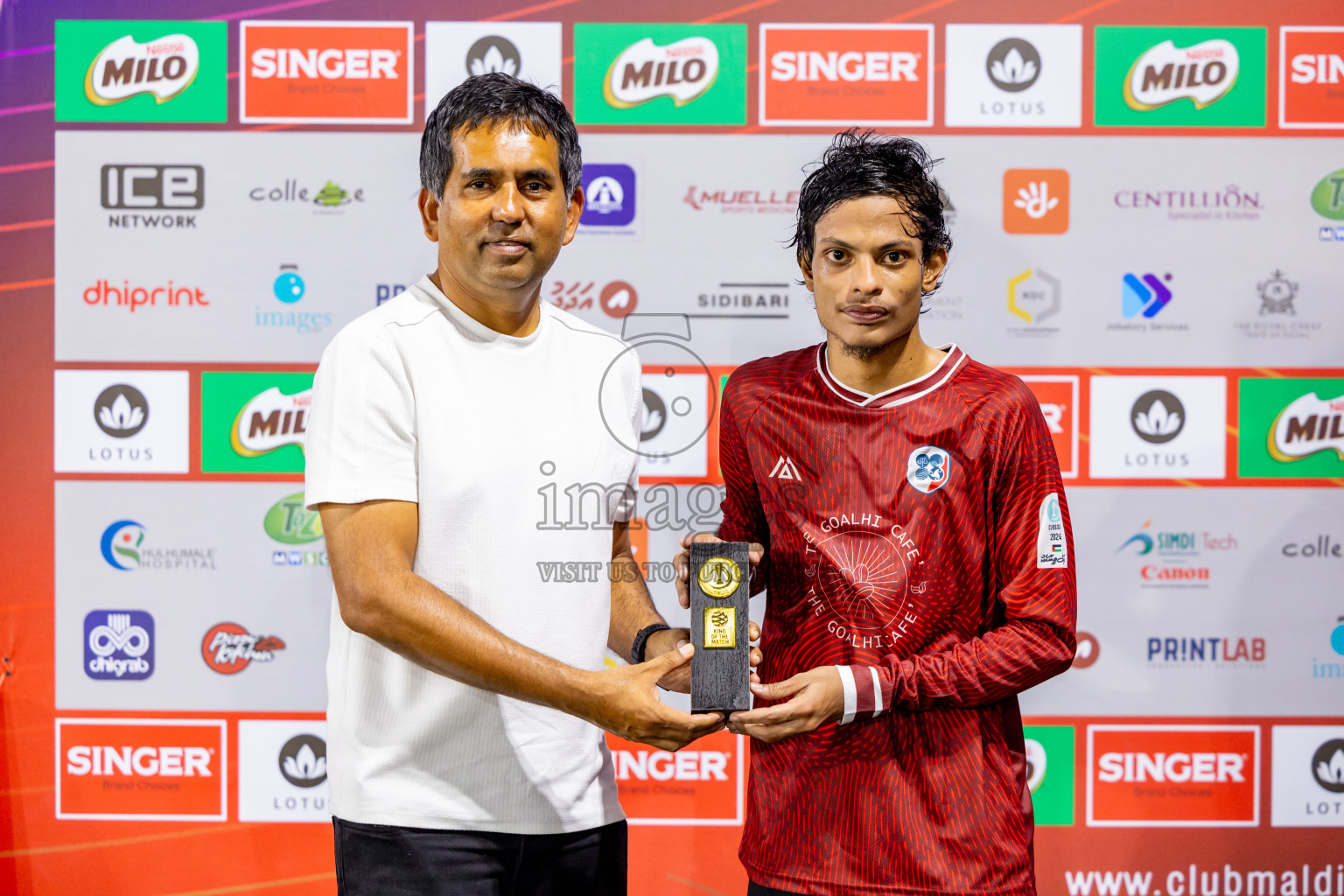 CLUB 220 vs TRADE CLUB in Club Maldives Classic 2024 held in Rehendi Futsal Ground, Hulhumale', Maldives on Thursday, 5th September 2024. Photos: Nausham Waheed / images.mv