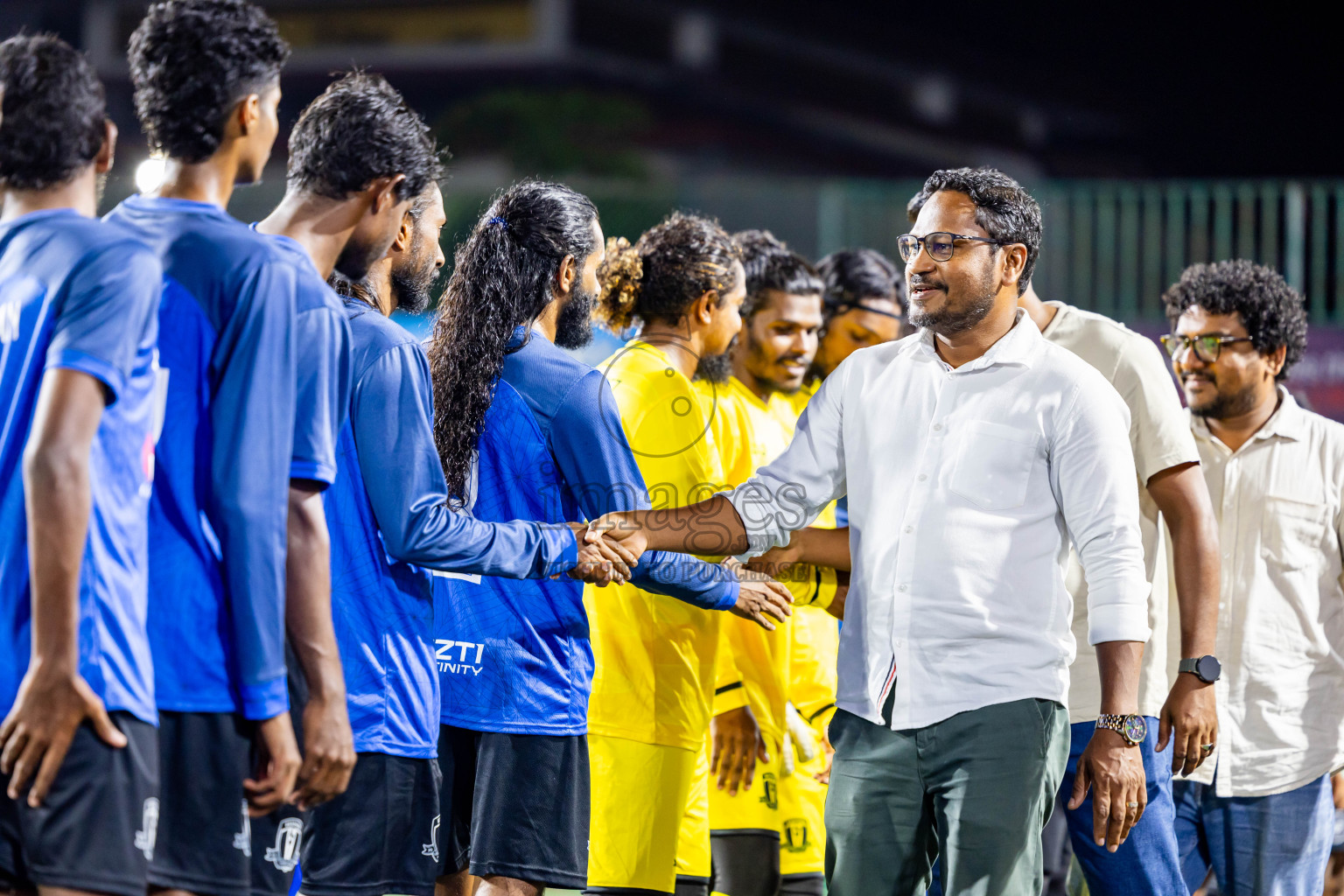 AA Rasdhoo vs AA Bodufolhudhoo in Day 11 of Golden Futsal Challenge 2025 was held on Wednesday, 15th January 2025, in Hulhumale', Maldives Photos: Nausham Waheed / images.mv