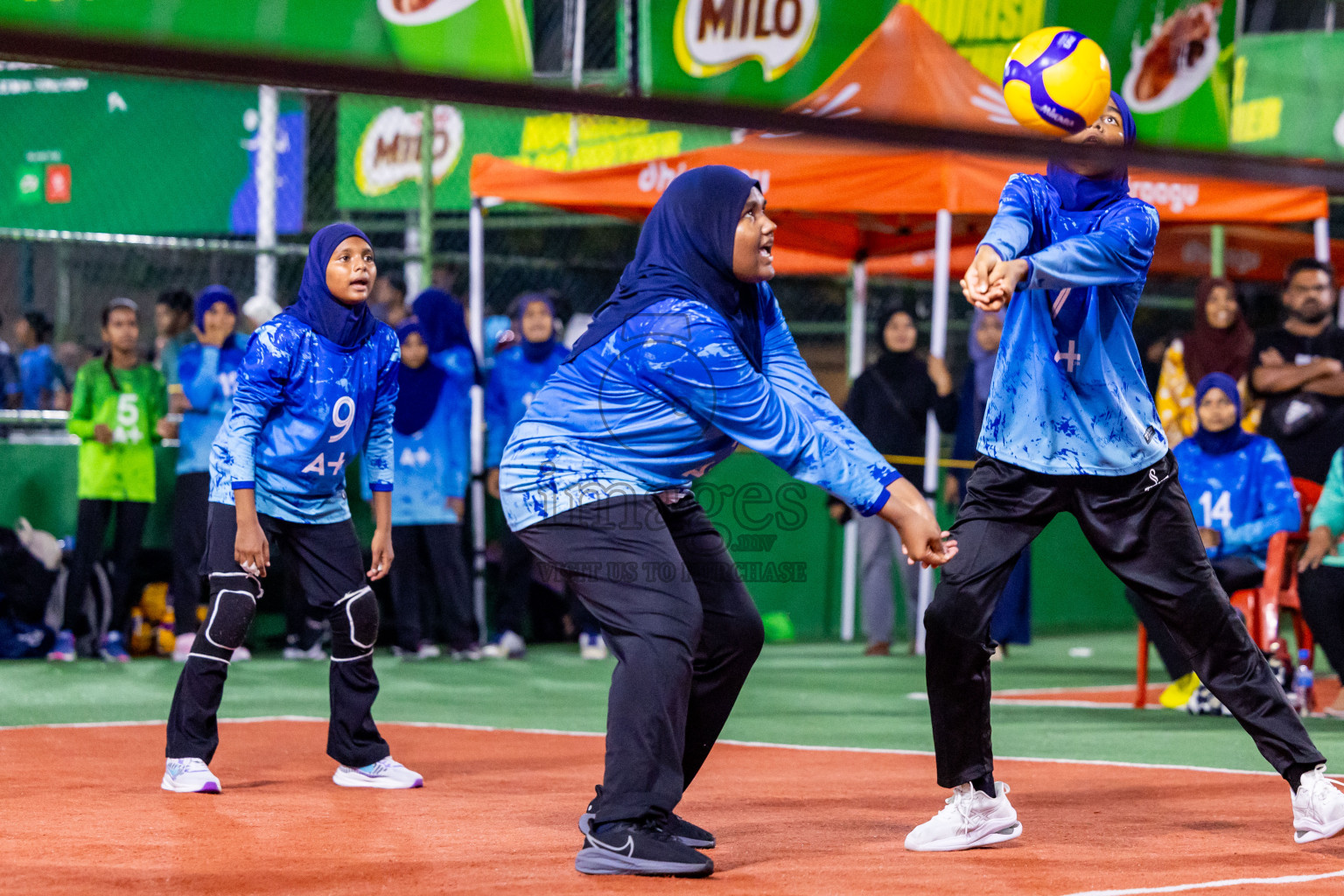 Day 13 of Interschool Volleyball Tournament 2024 was held in Ekuveni Volleyball Court at Male', Maldives on Thursday, 5th December 2024. Photos: Nausham Waheed / images.mv