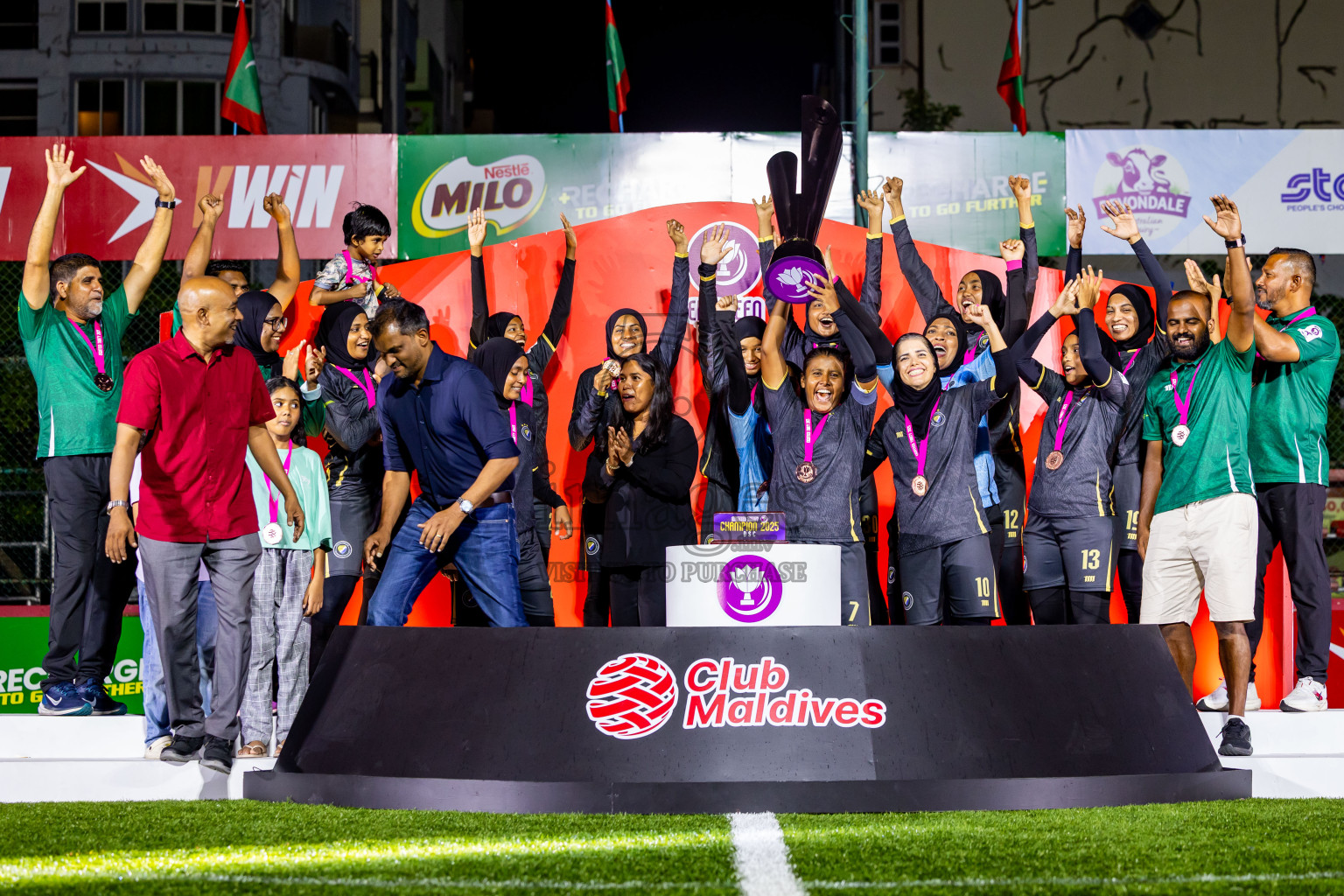 Dhivehi Sifainge Club vs Port Recreation Club in Final of Club Maldives Cup Eighteen Thirty 2025 was held in Rehendi Futsal Ground, Hulhumale', Maldives on Friday, 26th September 2025. Photos: Nausham Waheed  / images.mv