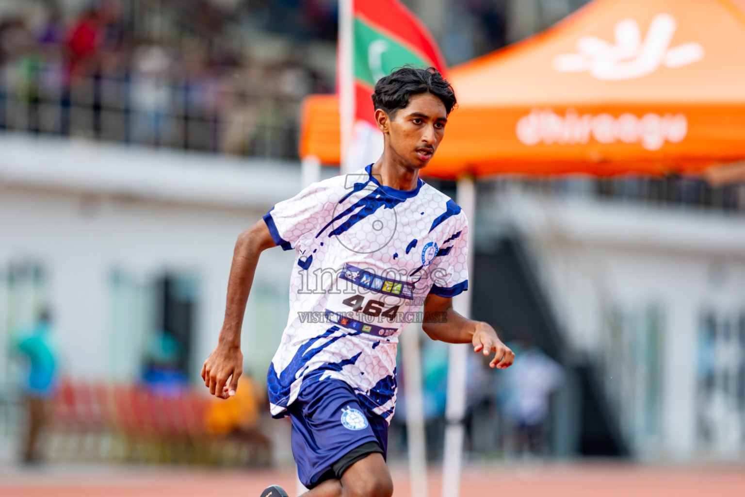 Day 6 of MWSC Interschool Athletics Championships 2024 held in Hulhumale Running Track, Hulhumale, Maldives on Thursday, 14th November 2024. Photos by: Nausham Waheed / Images.mv