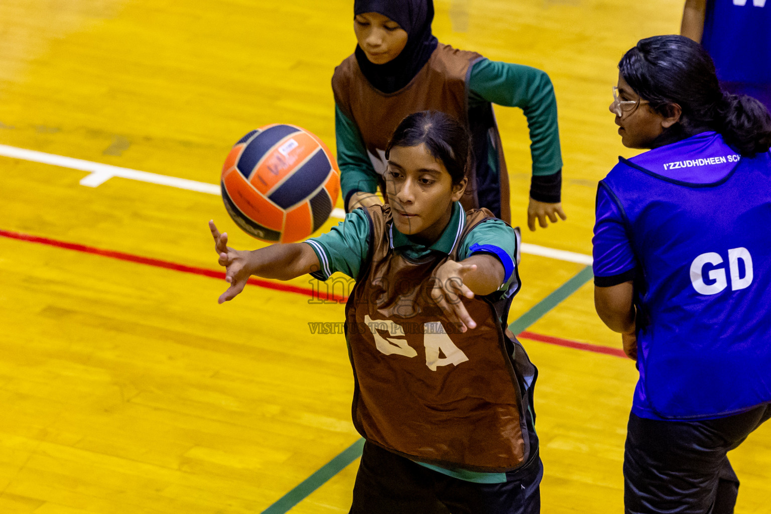 Day 10 of 25th Inter-School Netball Tournament was held in Social Center at Male', Maldives on Tuesday, 20th August 2024. Photos: Nausham Waheed / images.mv