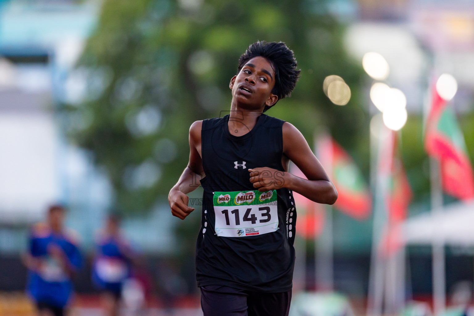Day 4 of Inter-school Athletics Championship 2025 held in Ekuveni Synthetic Track, Male', Maldives on Thursday, 09th October 2025. Photos by: Nausham Waheed / Images.mv