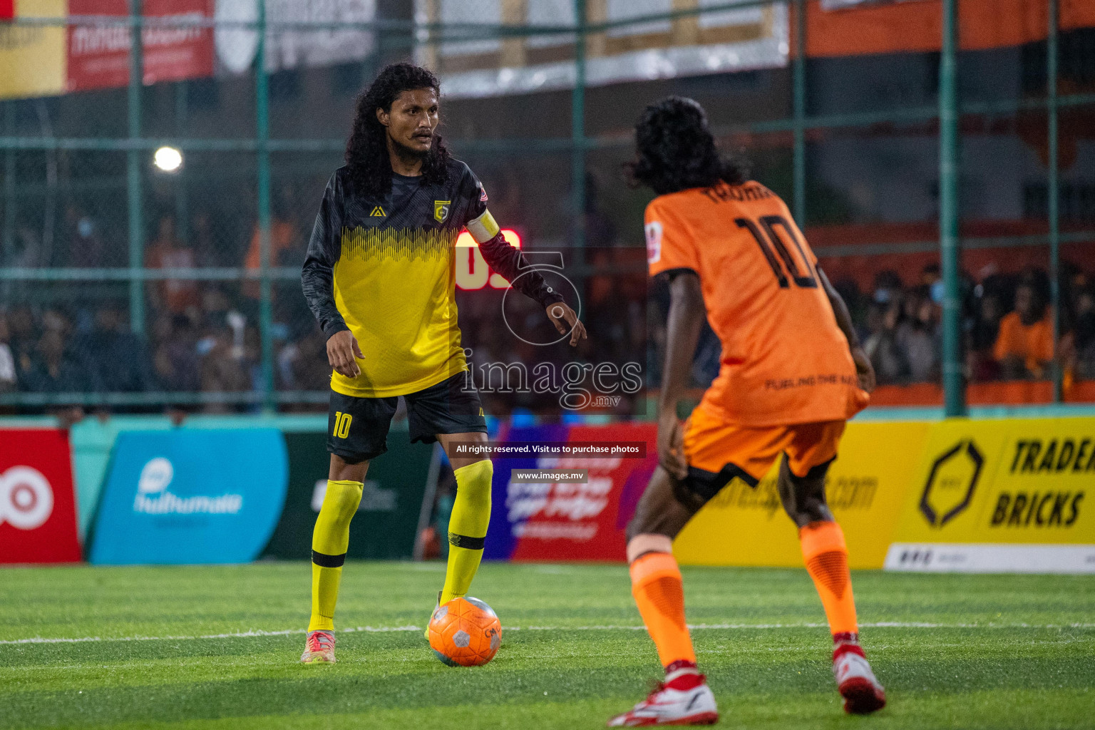 RRC Vs FSM in the Semi Finals of Club Maldives 2021 held in Hulhumale, Maldives on 19 December 2021. Photos: Ismail Thoriq / images.mv