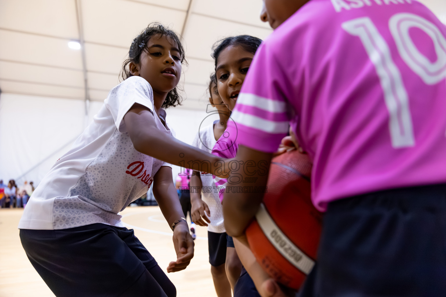 Day 2 of Milo 5 x 5 Junior Challenge 2025 - Basketball tournament held in Basketball Training Center, Male', Maldives on Friday, 10th October 2025. Photos by: Nausham Waheed / Images.mv