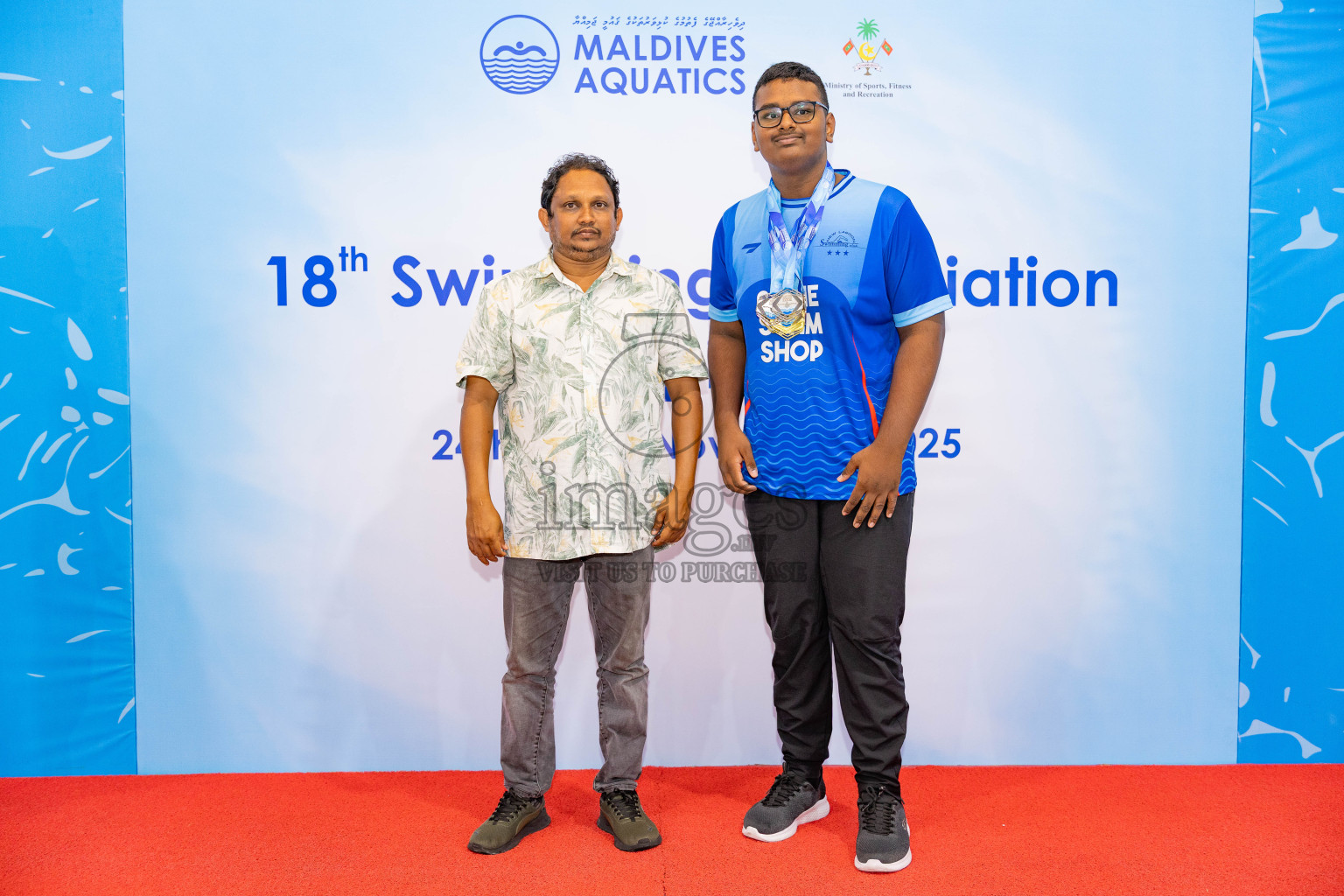 18th Swimming Association Championship 2025, Closing Ceremony was held on Saturday, 29th November 2025 at Swimming Track Hulhumale', Maldives. Photos: Areef Adam / images.mv