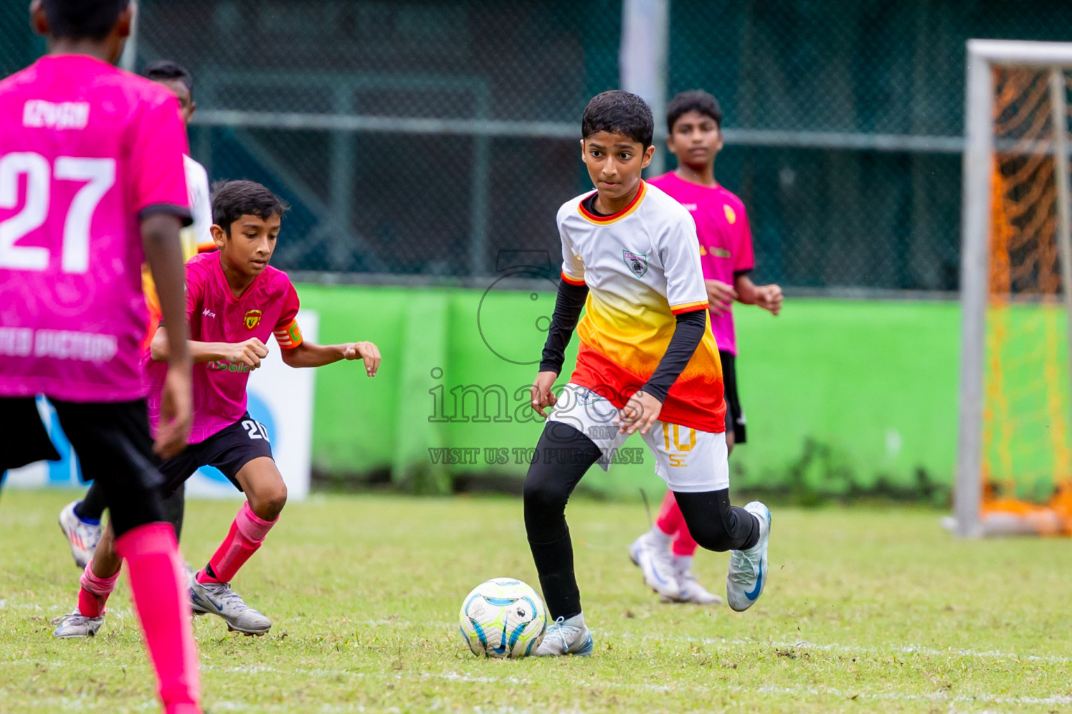 Club Eagles vs United Victory (U12) in Day 11 of Dhivehi Youth League 2024 held at Henveiru Stadium on Tuesday, 17th December 2024. Photos: Nausham Waheed / Images.mv