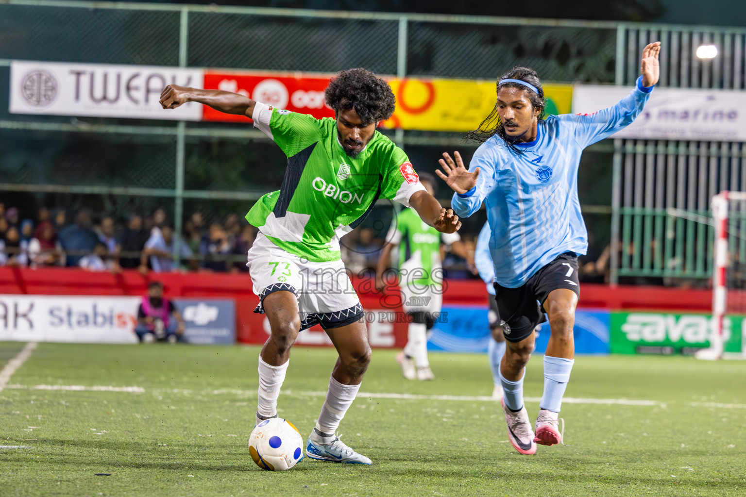 HDh Naivaadhoo vs HDh Neykurendhoo in Haa Dhaalu Atoll Finals Day 28 of Golden Futsal Challenge 2025 was held on Saturday , 1st February 2025, in Hulhumale', Maldives. Photos: Ismail Thoriq / images.mv