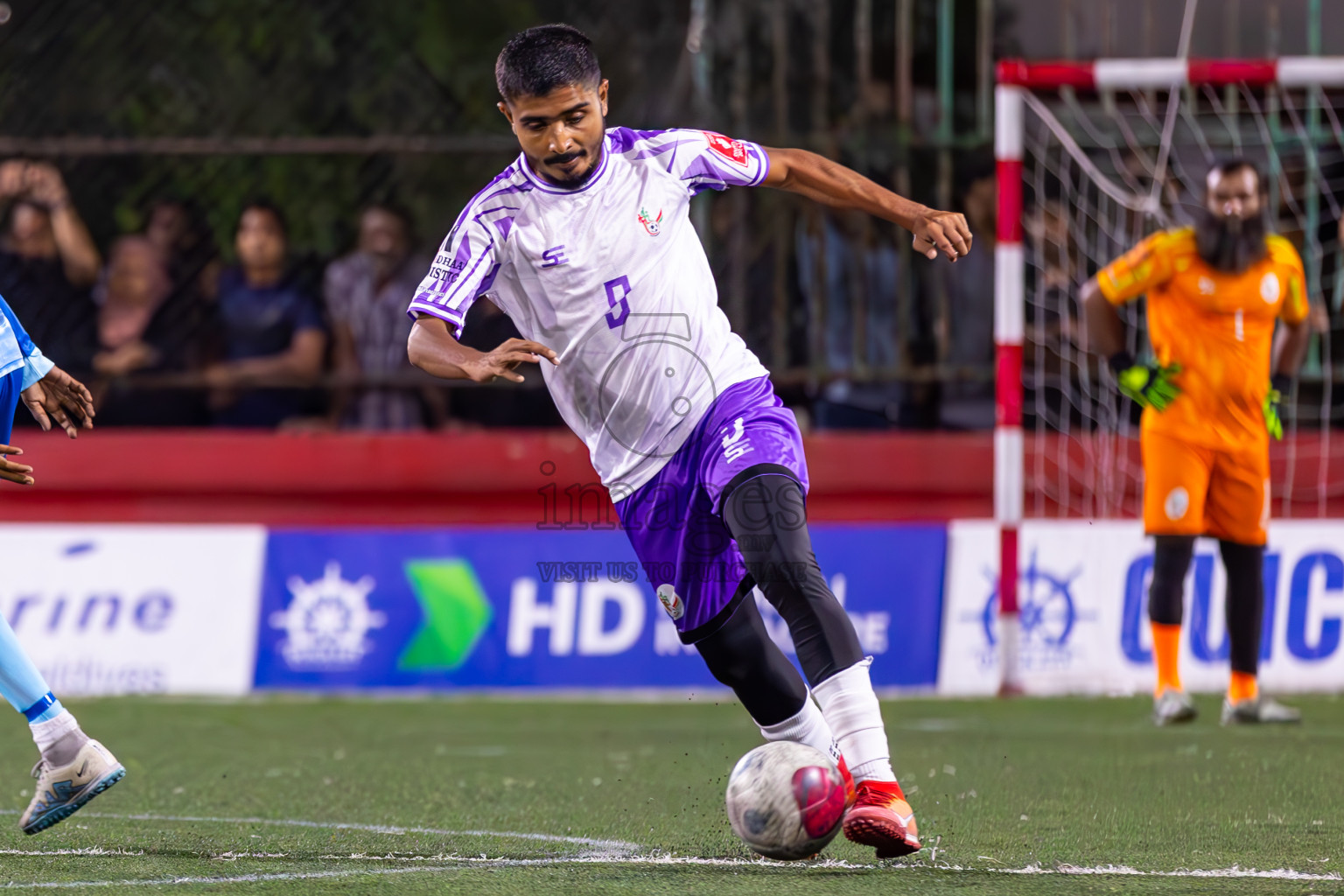 N Maafaru vs N Holhudhoo in Day 15 of Golden Futsal Challenge 2024 was held on Monday, 29th January 2024, in Hulhumale', Maldives
Photos: Ismail Thoriq / images.mv