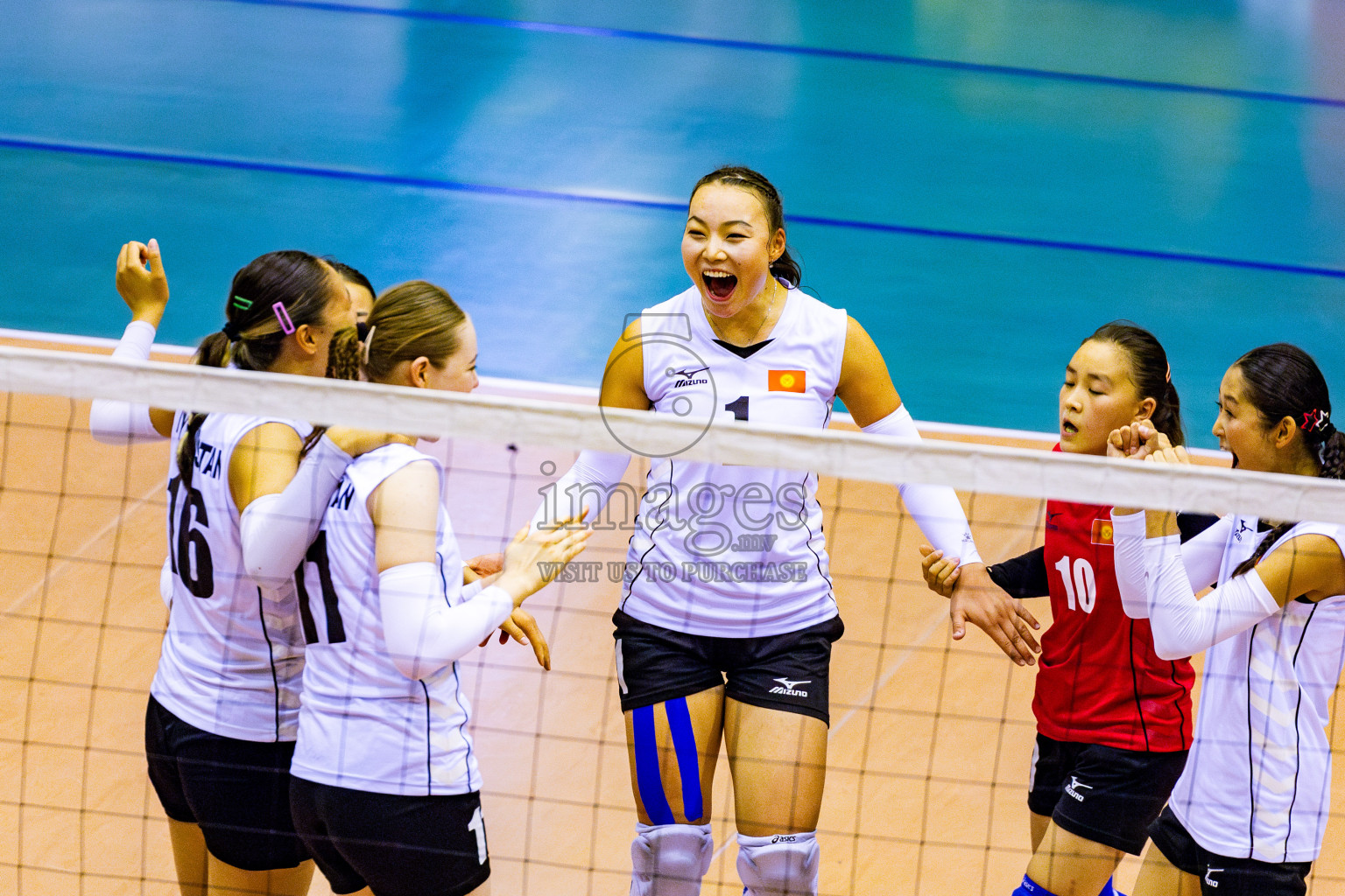 Kyrgyzstan vs Sri Lanka in Final of CAVA U20 Woman's Volleyball Championship 2024 was held in Social Center, Male', Maldives on 23rd July 2024. Photos: Nausham Waheed / images.mv