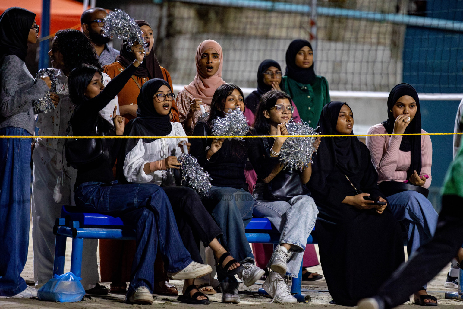 U19 Male and Atoll Girl's Finals in Day 9 of Interschool Volleyball Tournament 2024 was held in ABC Court at Male', Maldives on Saturday, 30th November 2024. Photos: Hassan Simah / images.mv