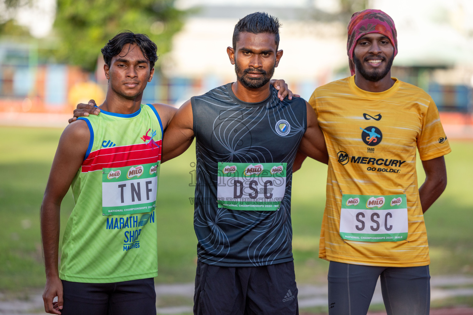 Day 3 of 33rd National Athletics Championship was held in Ekuveni Track at Male', Maldives on Saturday, 7th September 2024. Photos: Suaadh Abdul Sattar / images.mv