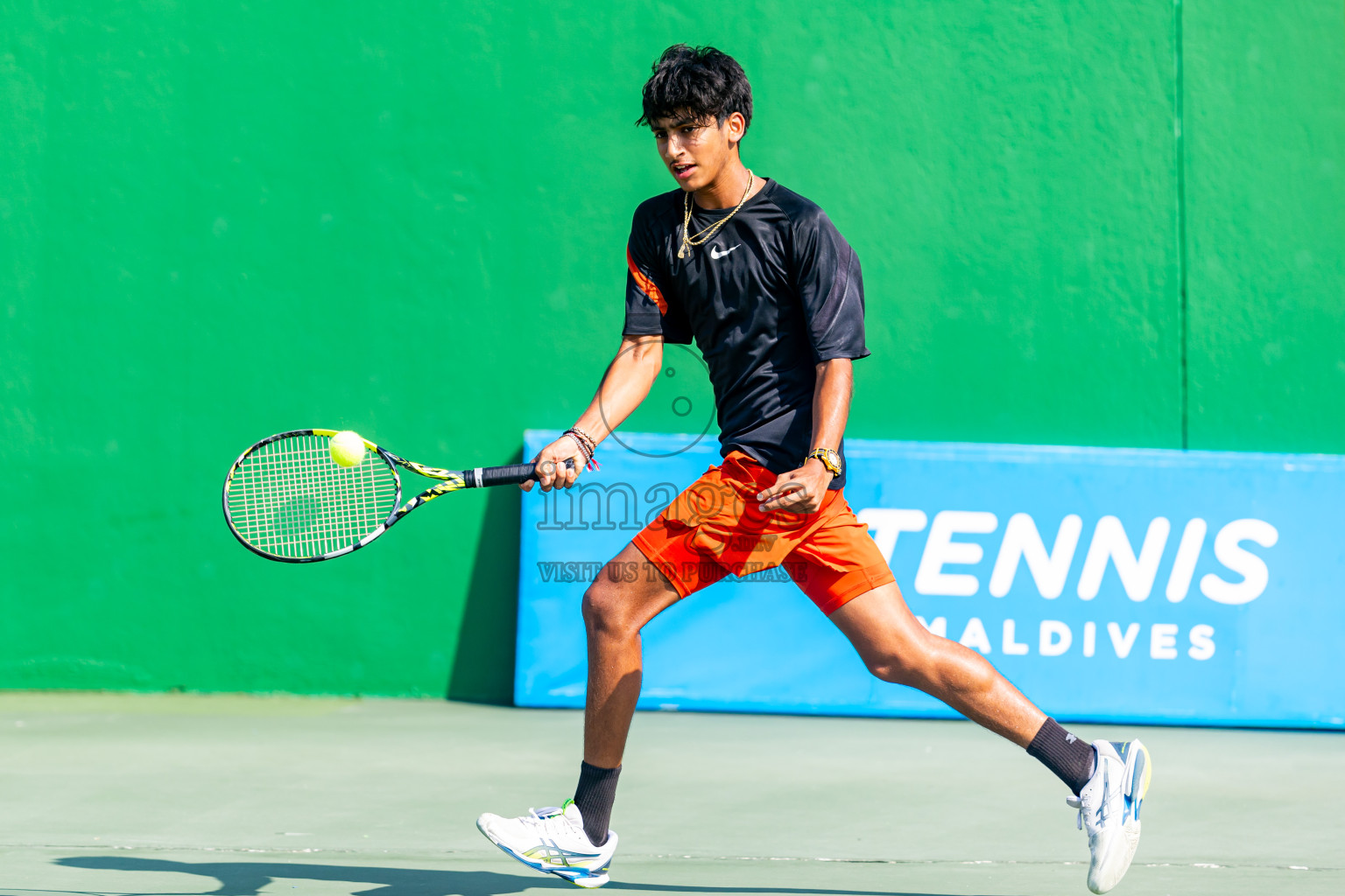 Day 3 of ATF Maldives Junior Open Tennis was held in Male' Tennis Court, Male', Maldives on Wednesday, 11th December 2024. Photos: Nausham Waheed / images.mv