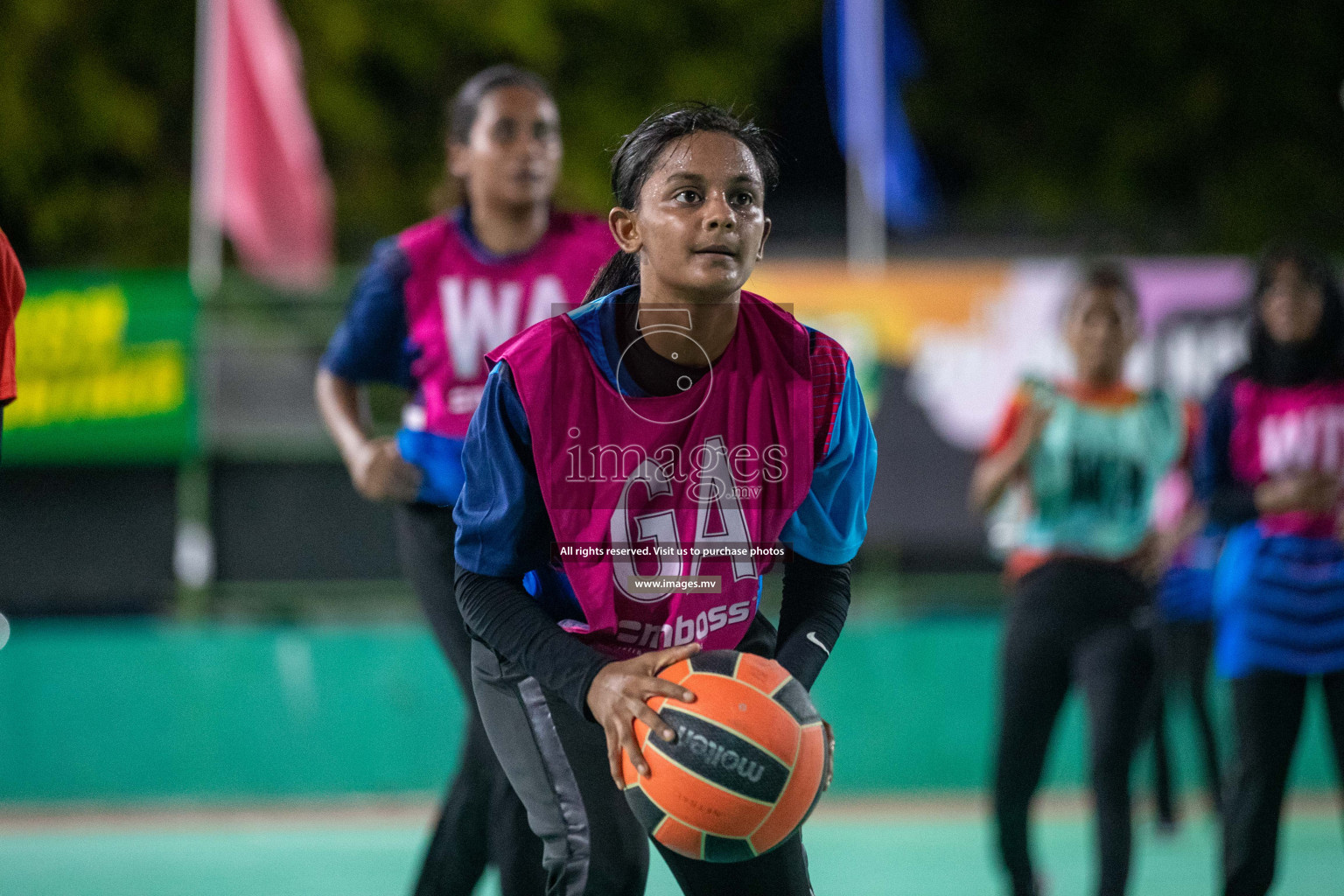 Day 7 of 20th Milo National Netball Tournament 2023, held in Synthetic Netball Court, Male', Maldives on 5th June 2023 Photos: Nausham Waheed/ Images.mv