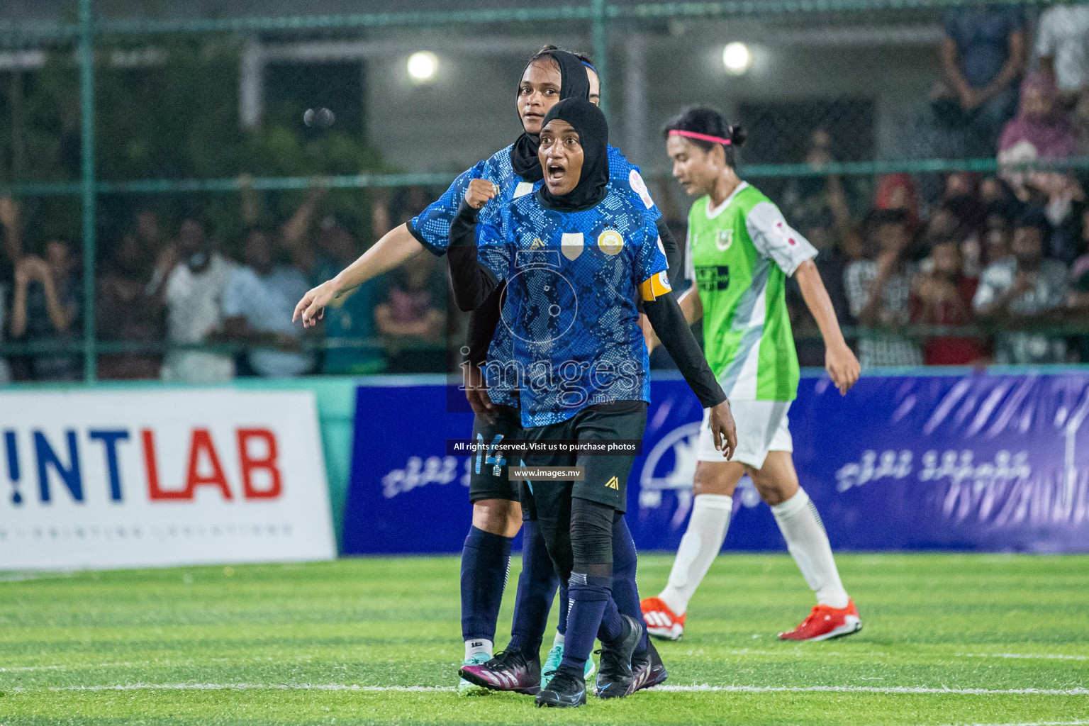 Ports Limited vs WAMCO - in the Finals 18/30 Women's Futsal Fiesta 2021 held in Hulhumale, Maldives on 18 December 2021. Photos by Nausham Waheed & Shuu Abdul Sattar