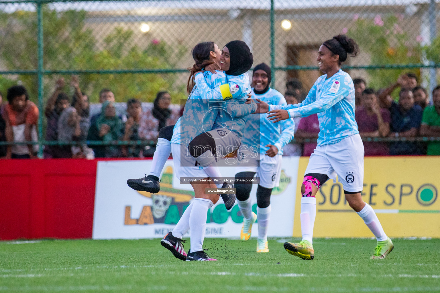 MPL vs DSC in Eighteen Thirty Women's Futsal Fiesta 2022 was held in Hulhumale', Maldives on Monday, 17th October 2022. Photos: Hassan Simah, Mohamed Mahfooz Moosa / images.mv