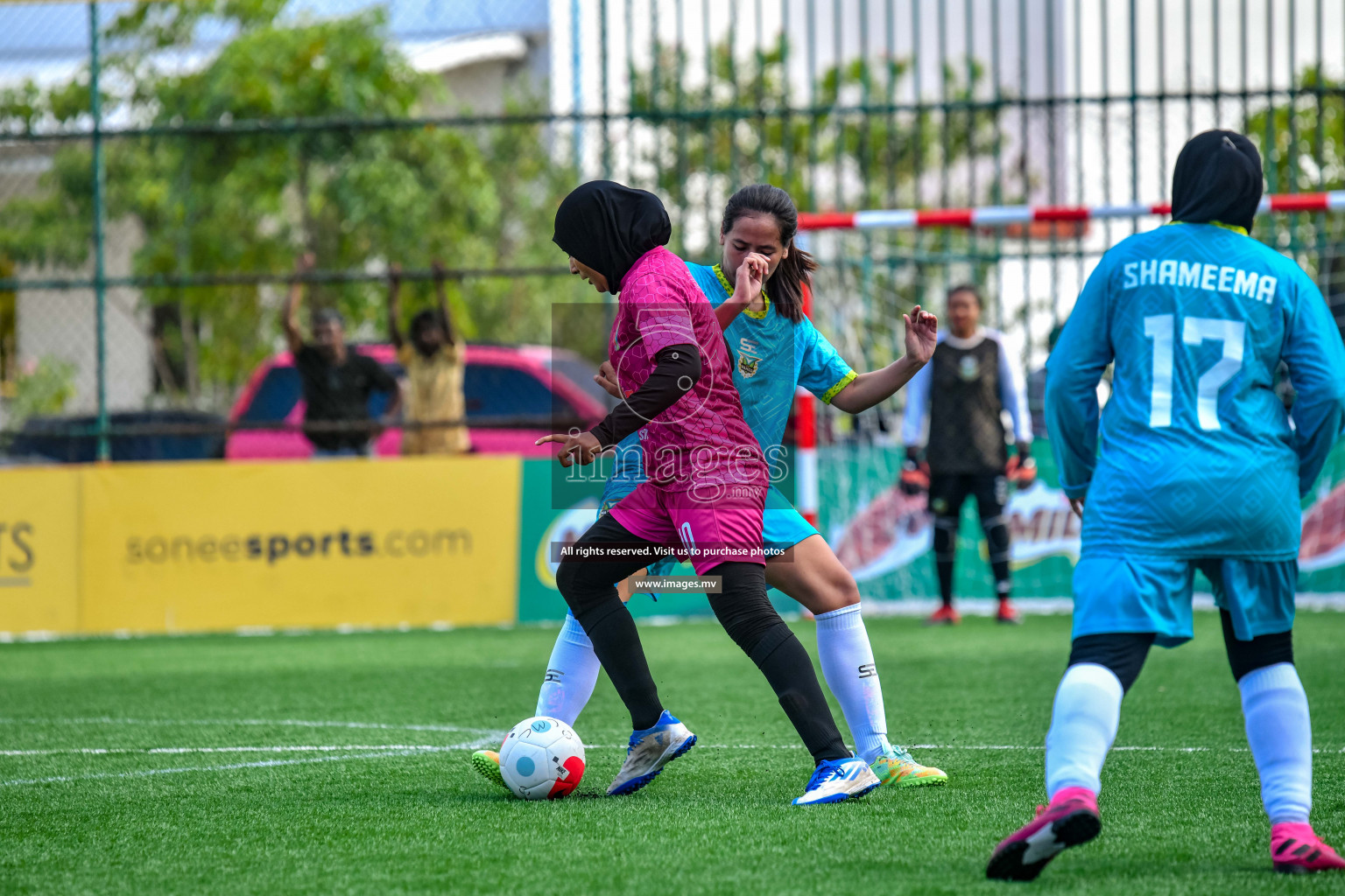 WAMCO vs Club MYS in Eighteen Thirty Women's Futsal Fiesta 2022 was held in Hulhumale', Maldives on Wednesday, 12th October 2022. Photos: Nausham Waheed / images.mv