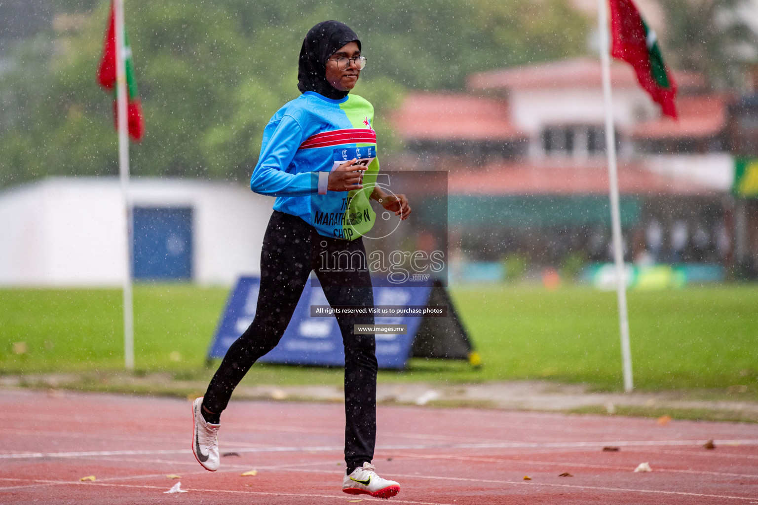 Day 2 of National Athletics Championship 2023 was held in Ekuveni Track at Male', Maldives on Friday, 24th November 2023. Photos: Hassan Simah / images.mv