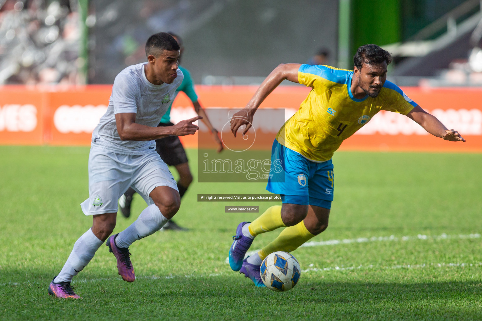 Club Valencia vs Club Green Streets in Ooredoo Dhivehi Premier League 2021/22 on 12th July 2022, held in National Football Stadium, Male', Maldives Photos: Maanish/ Images mv