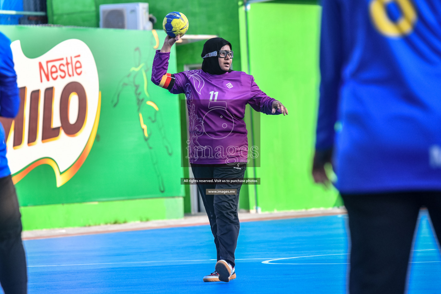 Day 5 of Milo 6th Inter Office Handball Tournament 2022 - Photos by Nausham Waheed