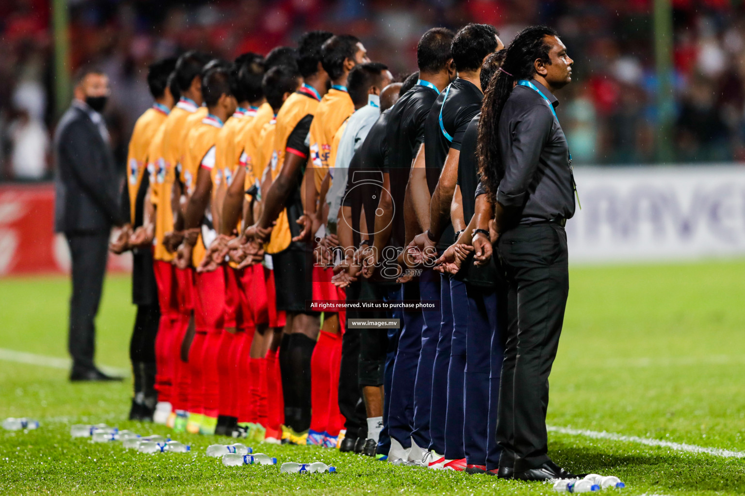 Maldives vs Nepal in SAFF Championship 2021 held on 1st October 2021 in Galolhu National Stadium, Male', Maldives