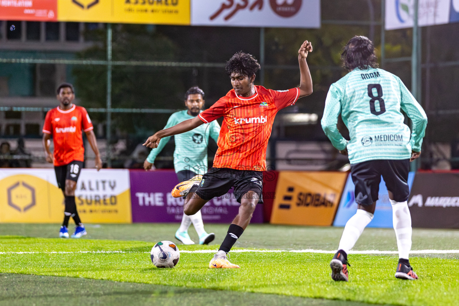 DHARUMAVANTHA vs FINANCE RC in Club Maldives Classic 2024 held in Rehendi Futsal Ground, Hulhumale', Maldives on Tuesday, 10th September 2024. 
Photos: Mohamed Mahfooz Moosa / images.mv