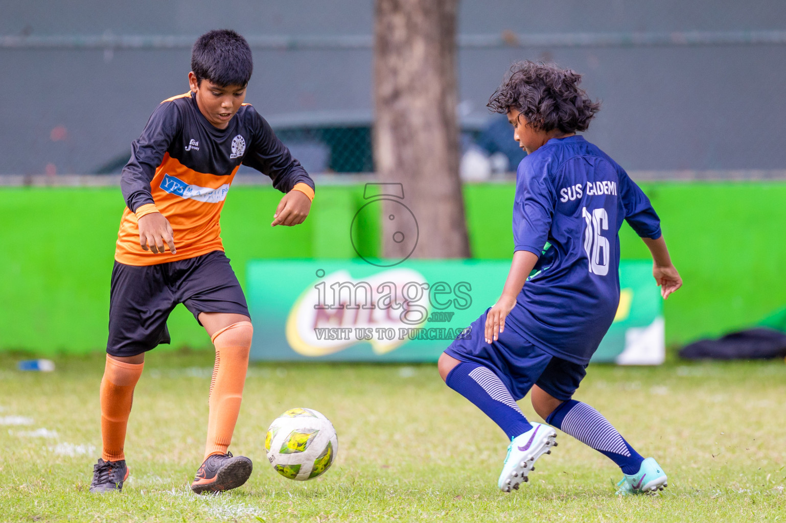 Day 1 of MILO Academy Championship 2024 - U12 was held at Henveiru Grounds in Male', Maldives on Thursday, 4th July 2024. Photos: Shuu Abdul Sattar / images.mv