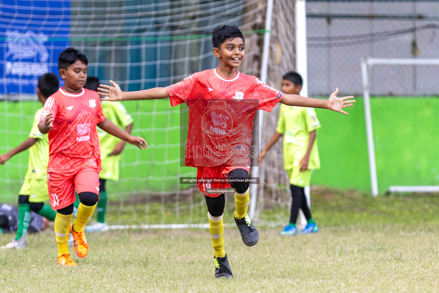 Day 3 of Nestle Kids Football Fiesta, held in Henveyru Football Stadium, Male', Maldives on Friday, 13th October 2023 Photos: Hassan Simah, Ismail Thoriq, Mohamed Mahfooz Moosa, Nausham Waheed / images.mv