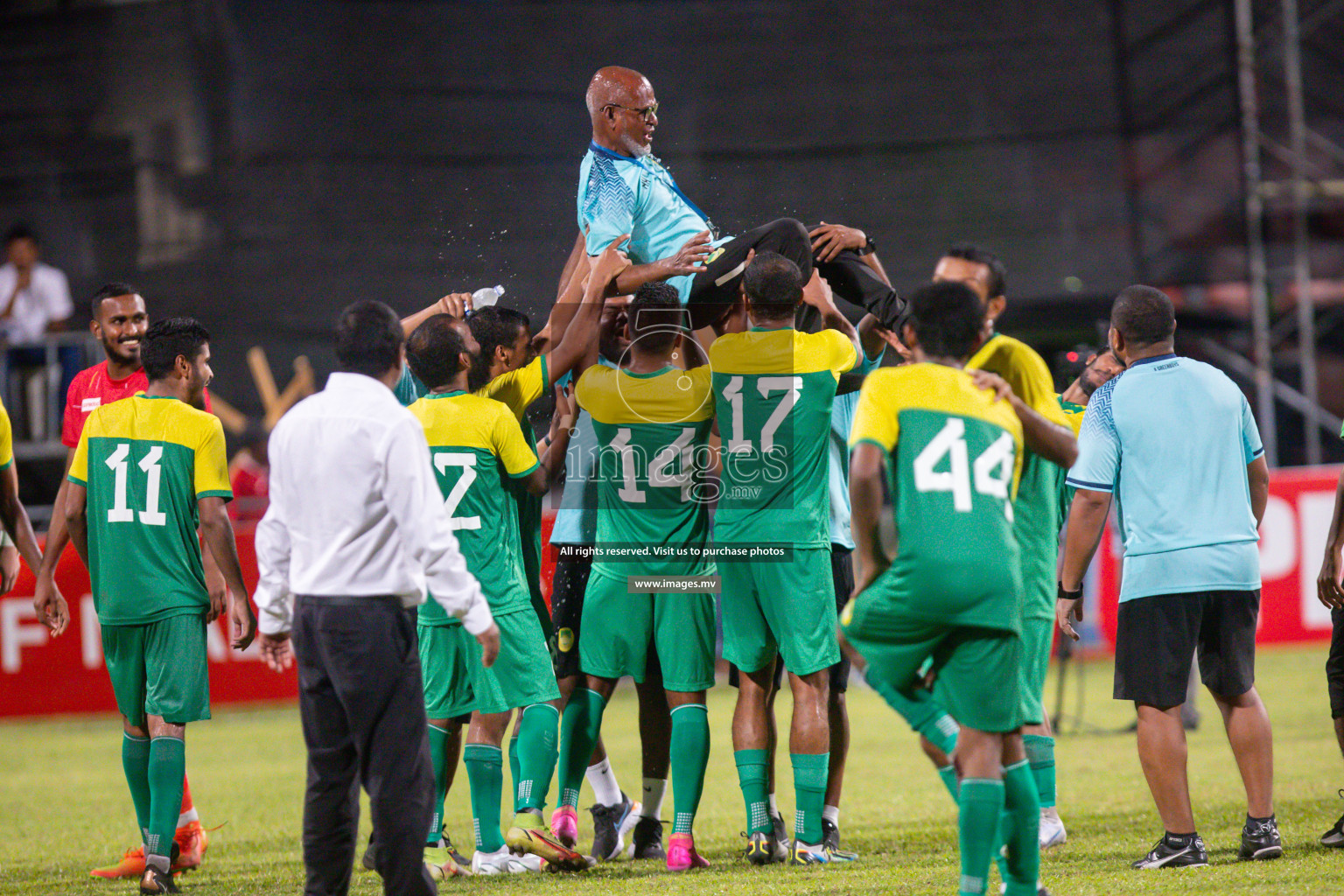 President's Cup 2023 Final - Maziya Sports & Recreation vs Club Eagles, held in National Football Stadium, Male', Maldives  Photos: Mohamed Mahfooz Moosa and Nausham Waheed/ Images.mv