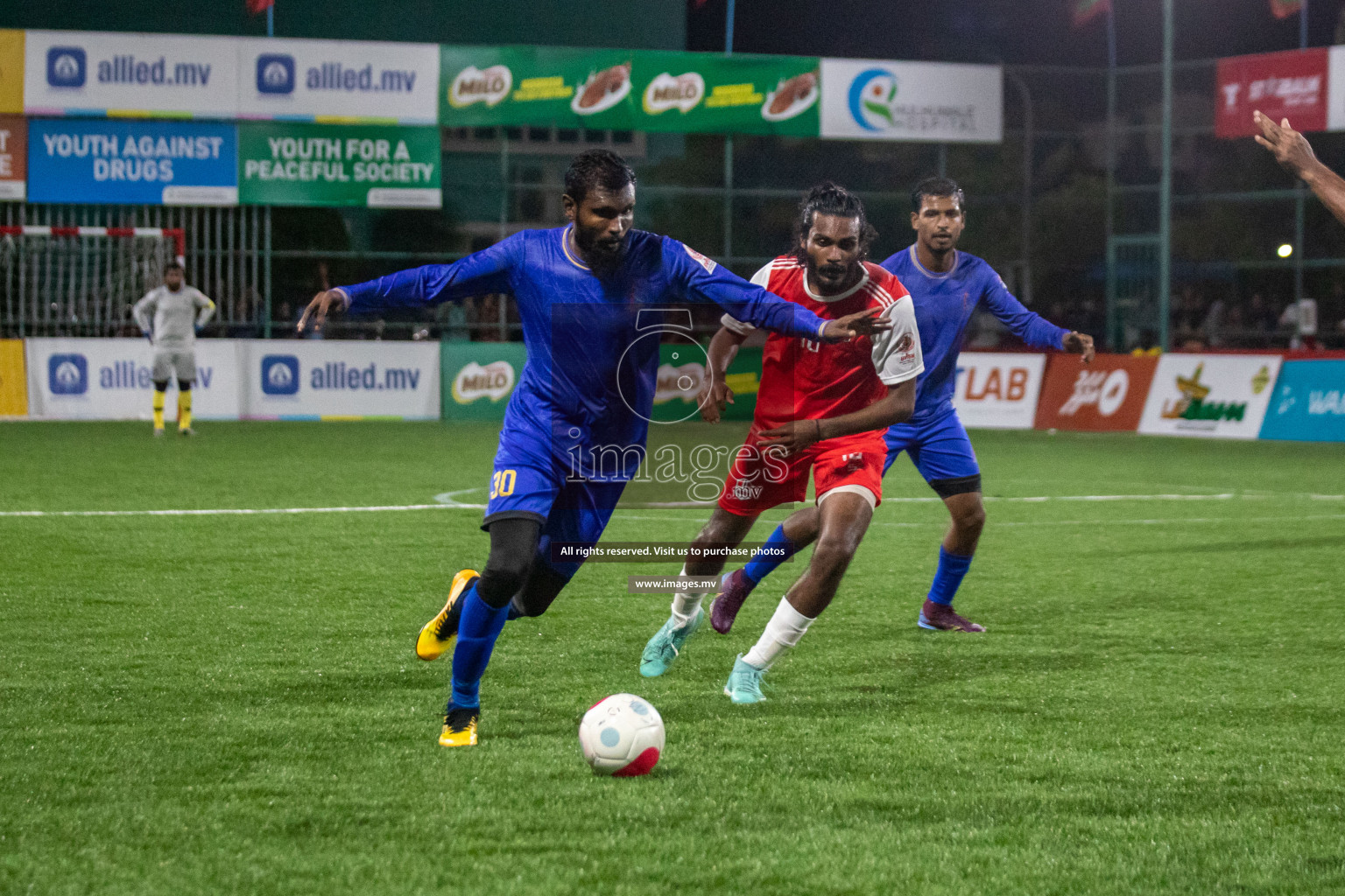 Customs RC vs Club Aasandha in Club Maldives Cup 2022 was held in Hulhumale', Maldives on Saturday, 15th October 2022. Photos: Hassan Simah/ images.mv