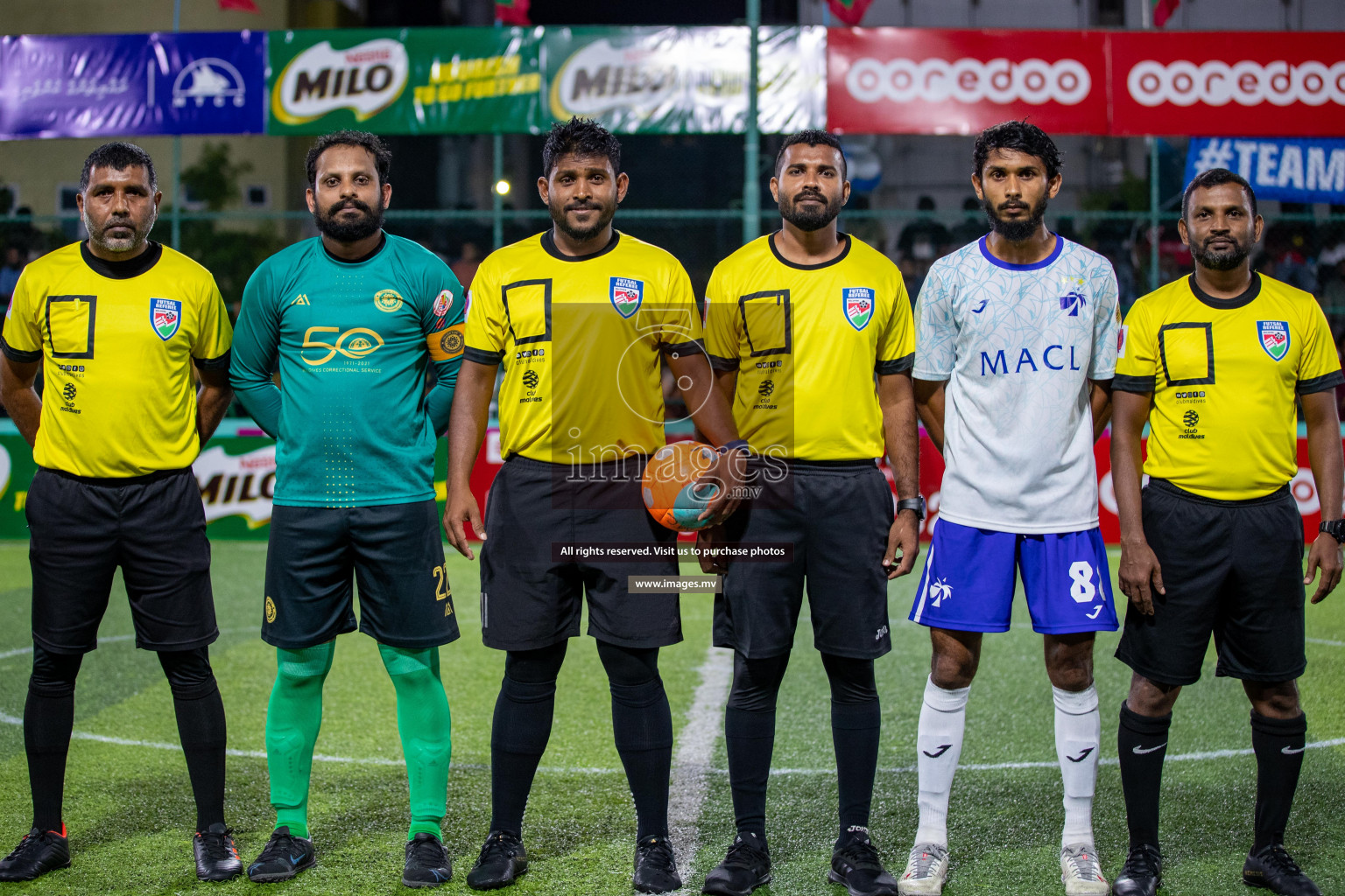 Prison Club vs MACL in the Quarter Finals of Club Maldives 2021 held at Hulhumale;, on 12th December 2021 Photos: Ismail Thoriq / images.mv