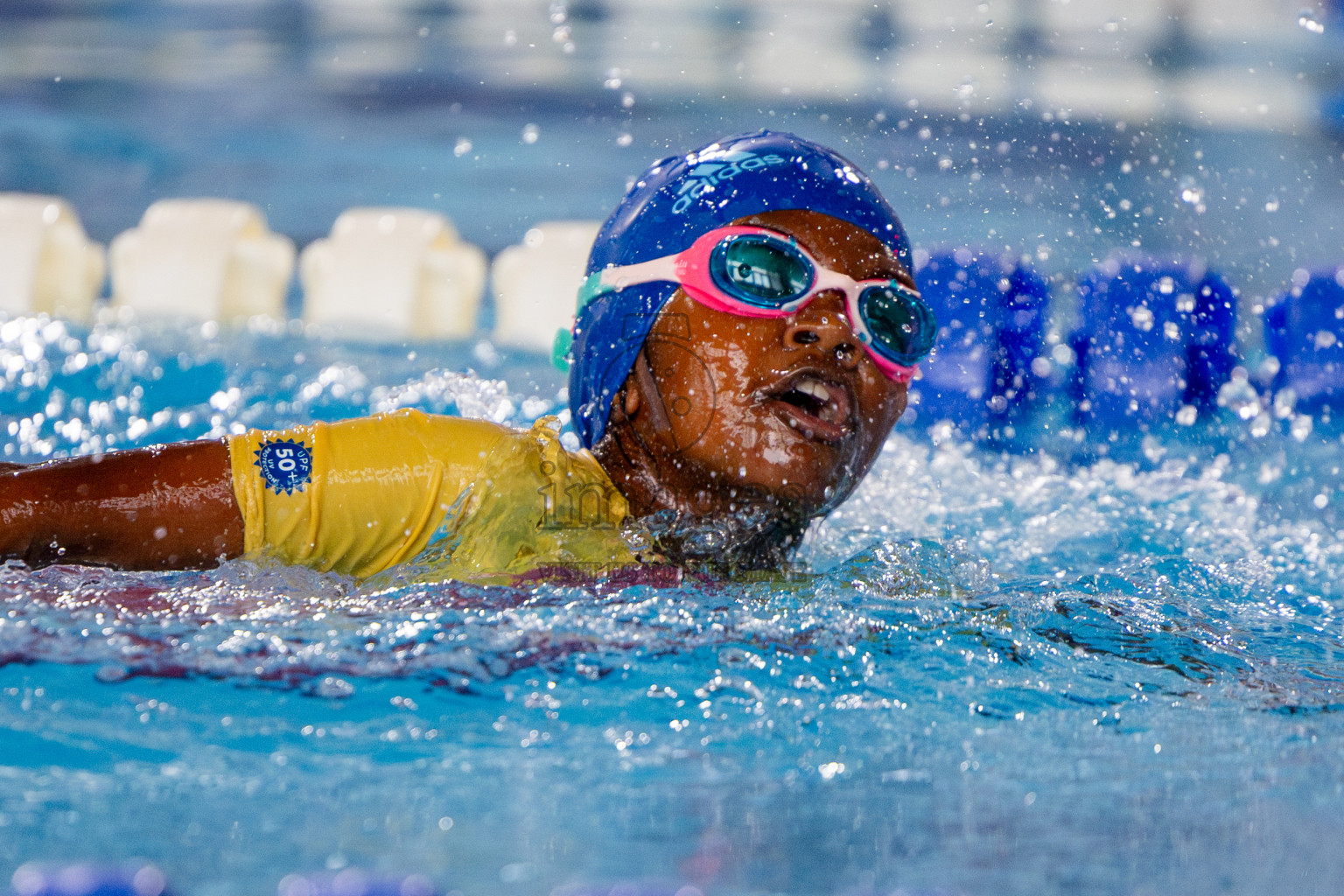 Day 1 of BML 5th National Swimming Kids Festival 2024 held in Hulhumale', Maldives on Monday, 18th November 2024. Photos: Nausham Waheed / images.mv