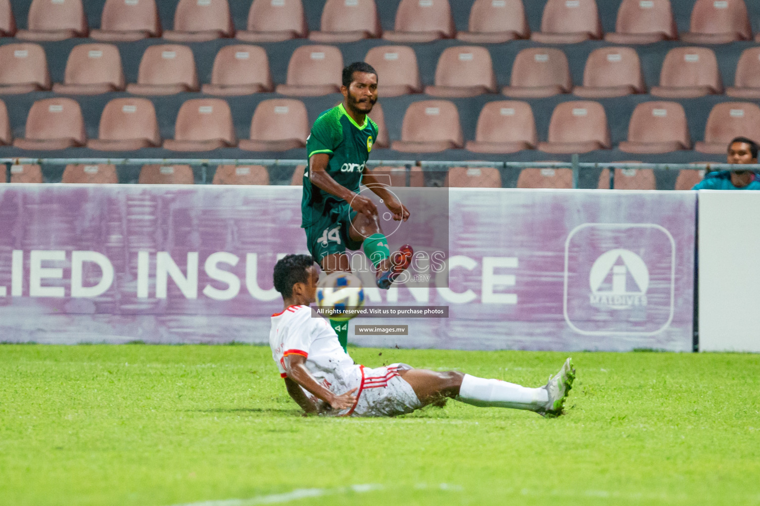 Maziya Sports & Recreation vs Buru Sports Club in President's Cup 2023, held on 20 April 2023 in National Football Stadium, Male', Maldives Photos: Hassan Simah, Mohamed Mahfooz