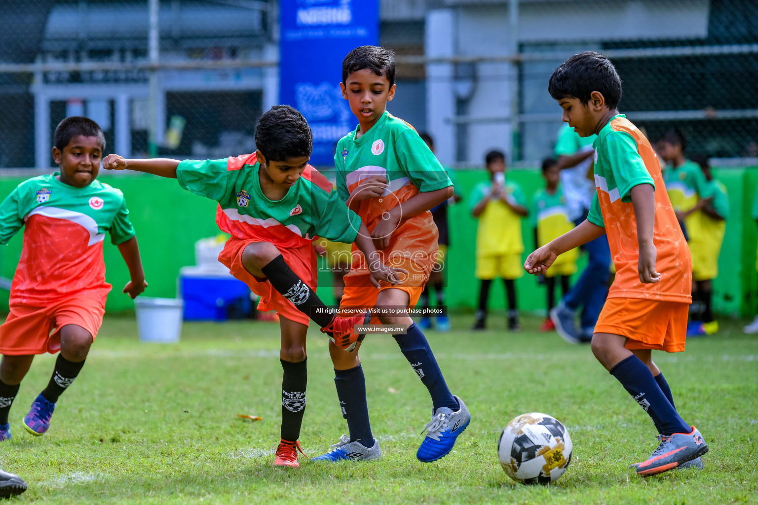 Day 1 of Milo Kids Football Fiesta 2022 was held in Male', Maldives on 19th October 2022. Photos: Nausham Waheed/ images.mv