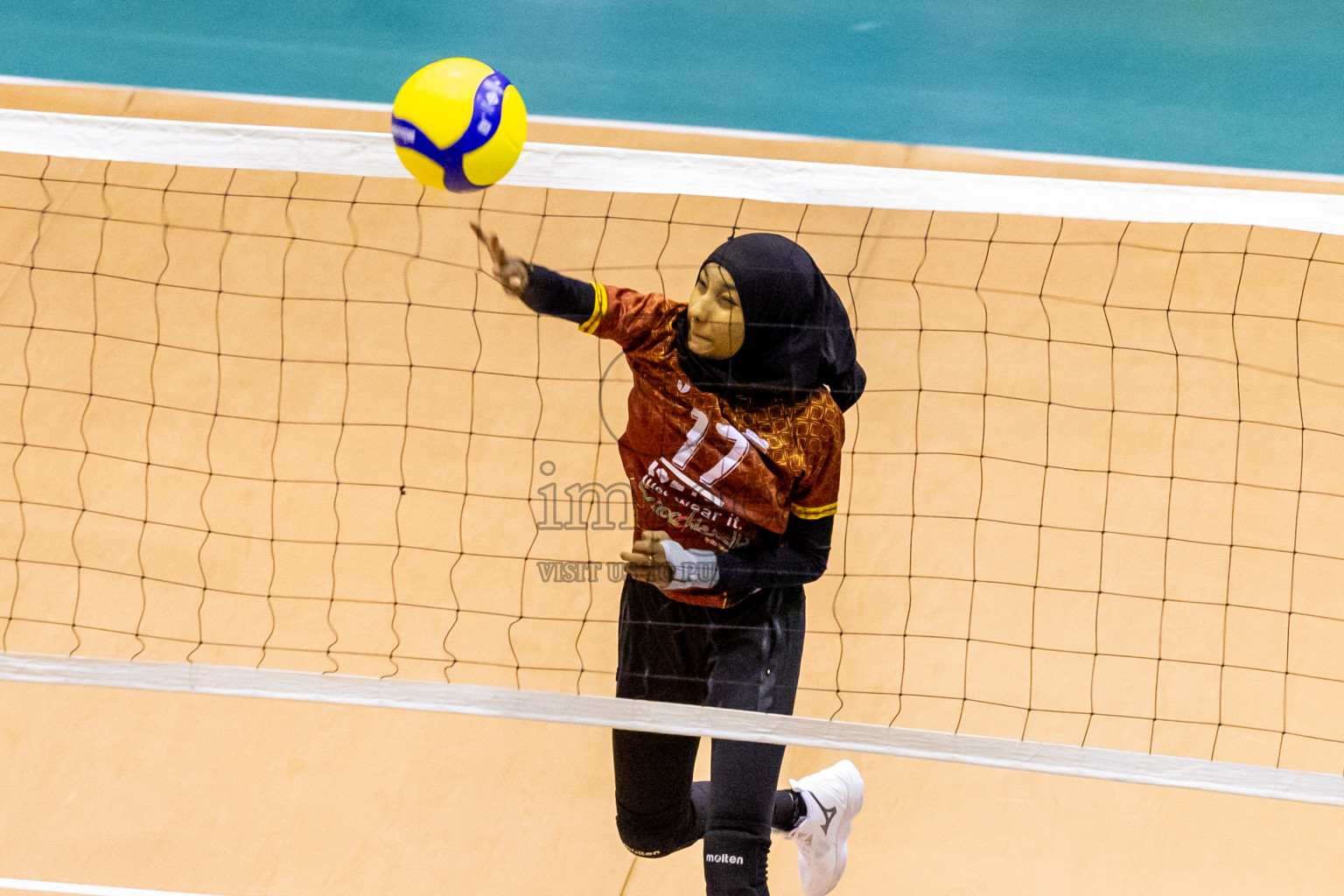 Day 2 of Women's Division of Milo VAM Cup 2024 held in Male', Maldives on Wednesday, 9th July 2024 at Social Center Indoor Hall Photos By: Nausham Waheed / images.mv