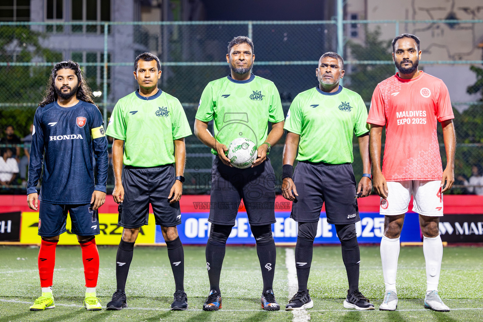 Sheesha vs Trade Club in Day 5 of Office League 2025 was held on Sunday, 20th April 2025 in Hulhumale', Maldives. Photos: Nausham Waheed  / images.mv