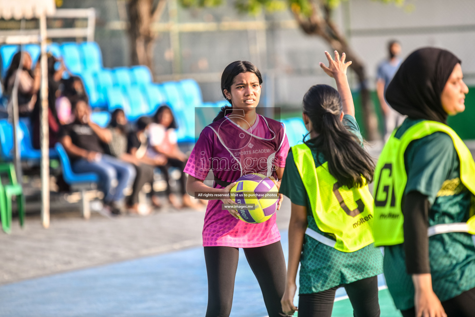 Day2  of Junior Netball Championship 2022 on 5 March 2022 held in Male', Maldives. Photos by Nausham Waheed.