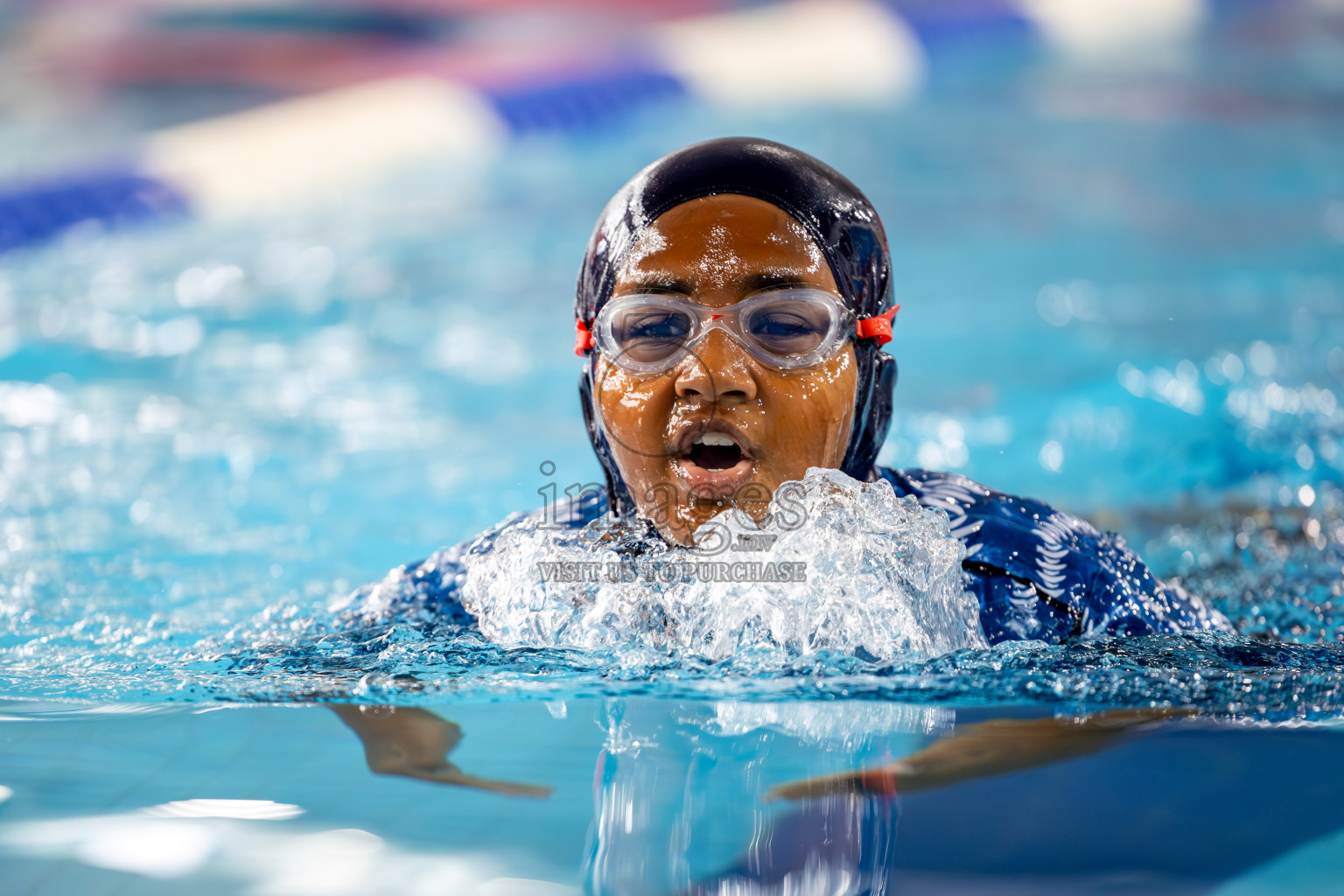 Day 2 of 20th BML Inter-school Swimming Competition 2024 held in Hulhumale', Maldives on Sunday, 13th October 2024. Photos: Ismail Thoriq / images.mv