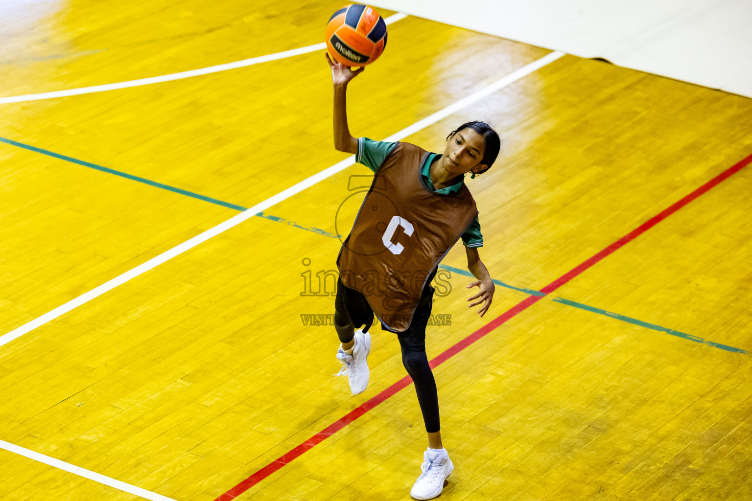 Day 4 of 25th Inter-School Netball Tournament was held in Social Center at Male', Maldives on Monday, 12th August 2024. Photos: Nausham Waheed / images.mv