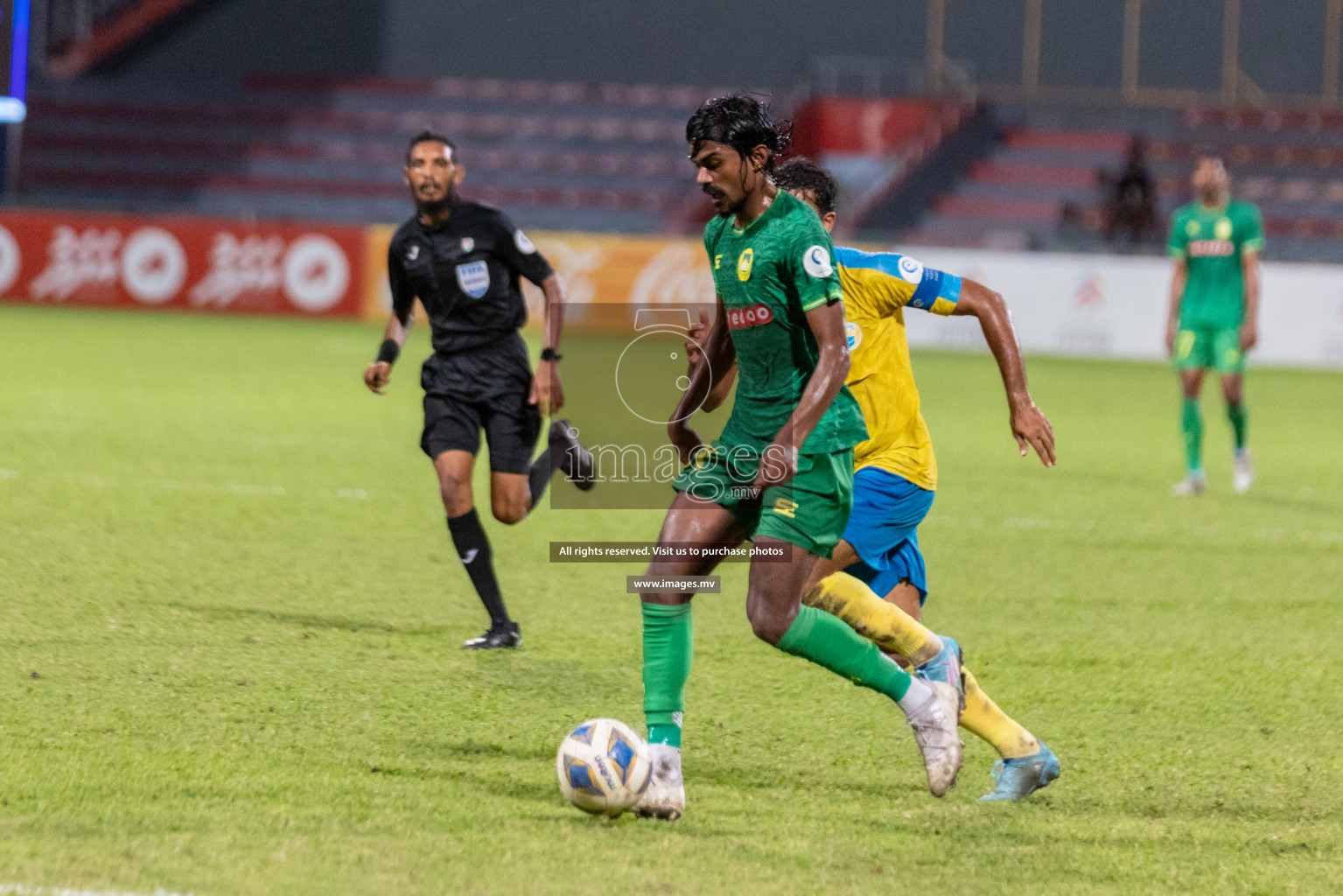 Club Valencia vs Maziya SRC in Ooredoo Dhivehi Premier League 2021/22 on 06 July 2022, held in National Football Stadium, Male', Maldives